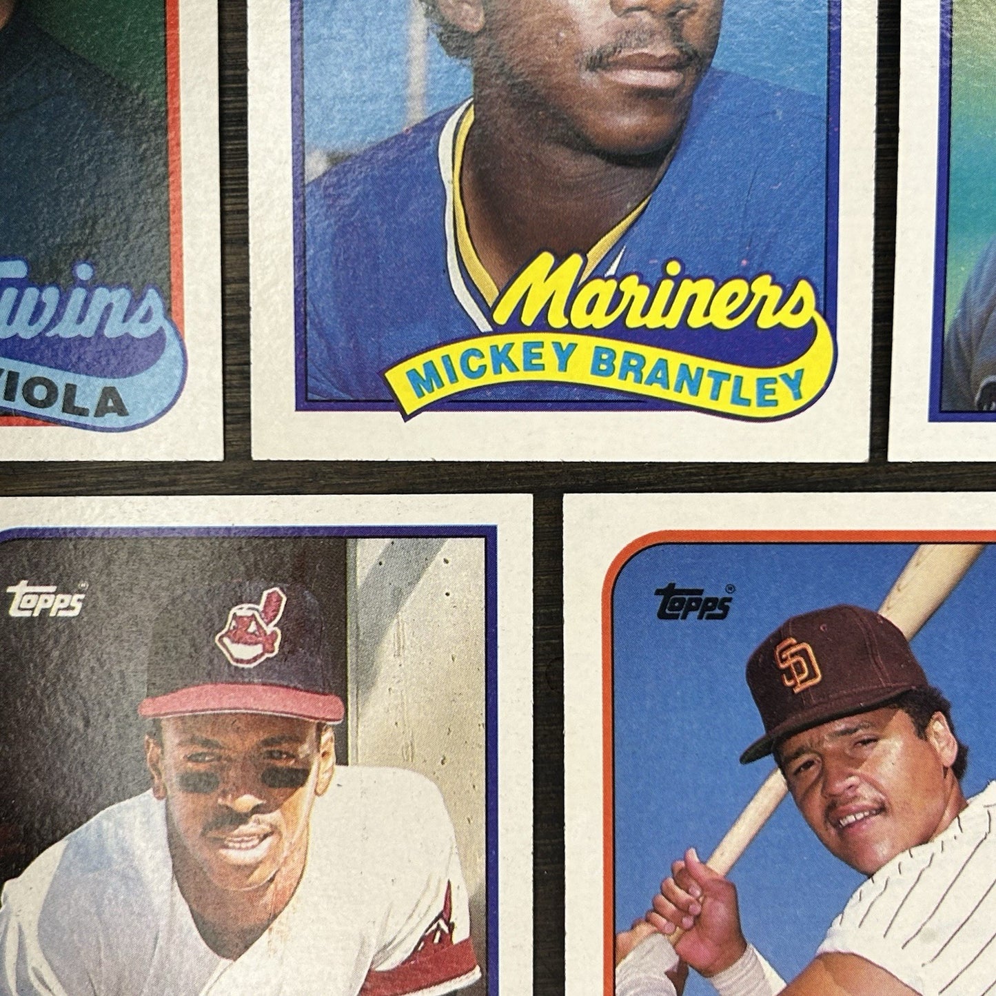 1989 Topps High Grade #120, #568, #697, #55, #449 MLB Trading Cards7