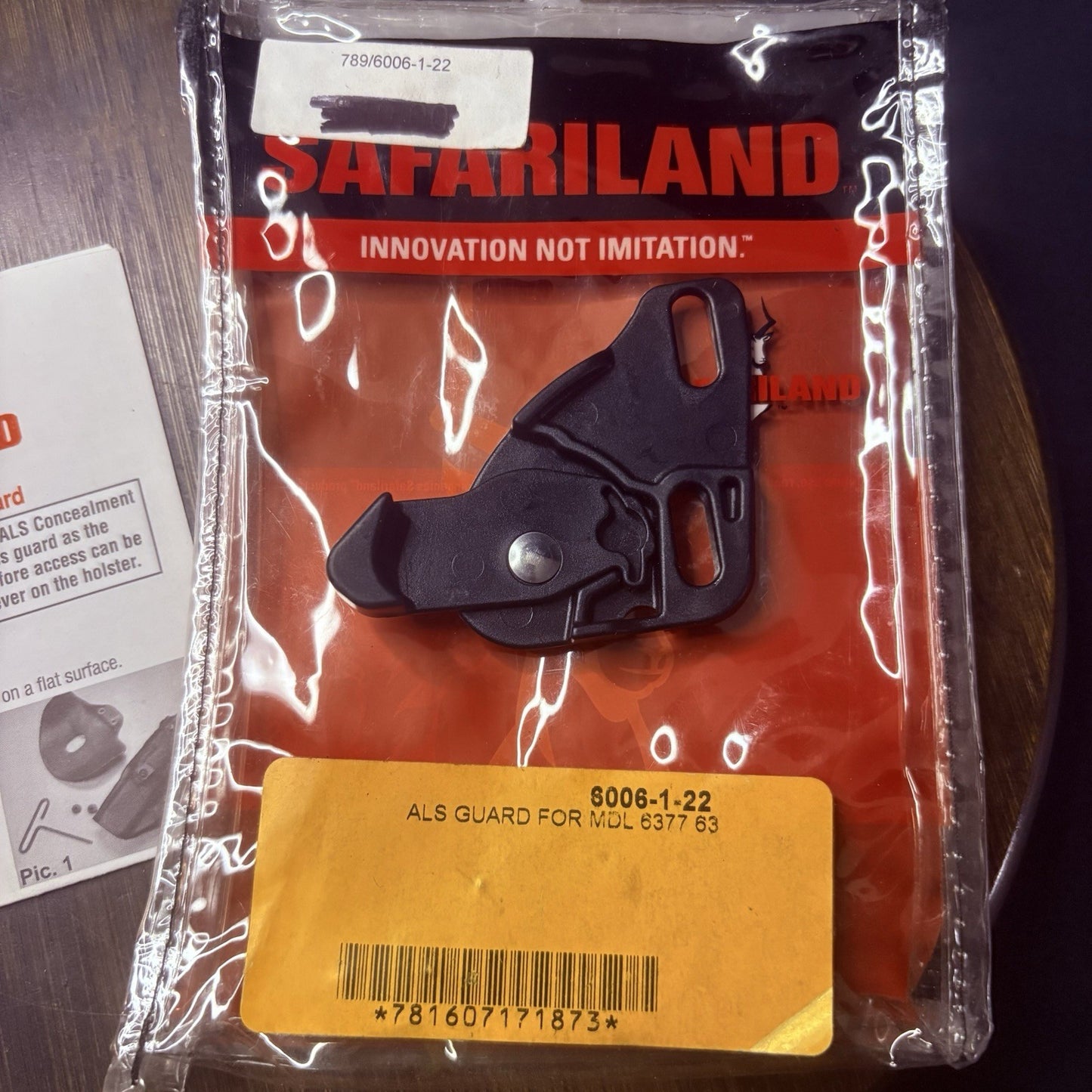 Safariland ALS Guard Left Hand 6006-1-22 For Model 6377 631