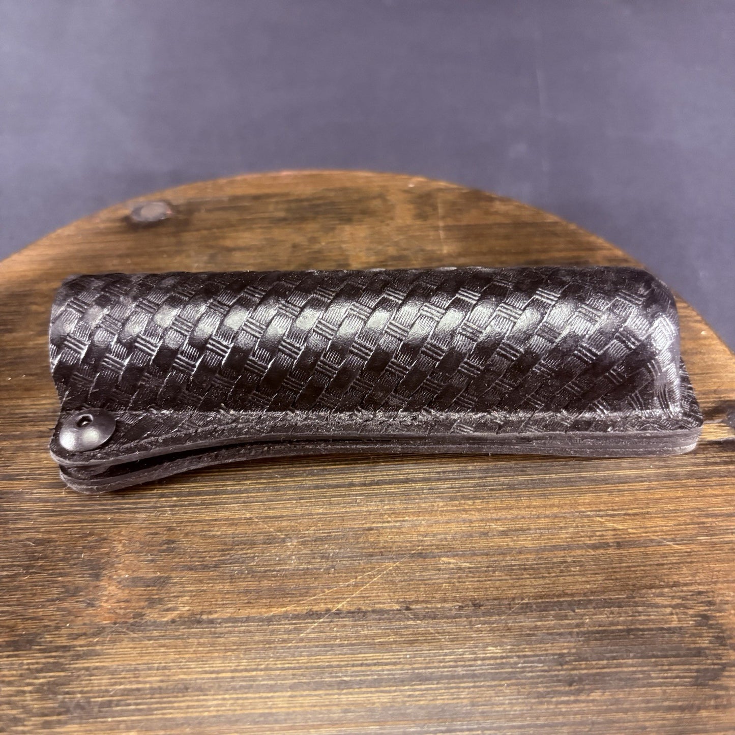 Safariland 35 Baton Holder Basketweave Black For 26" Foam Handle Batons 35-F26-46