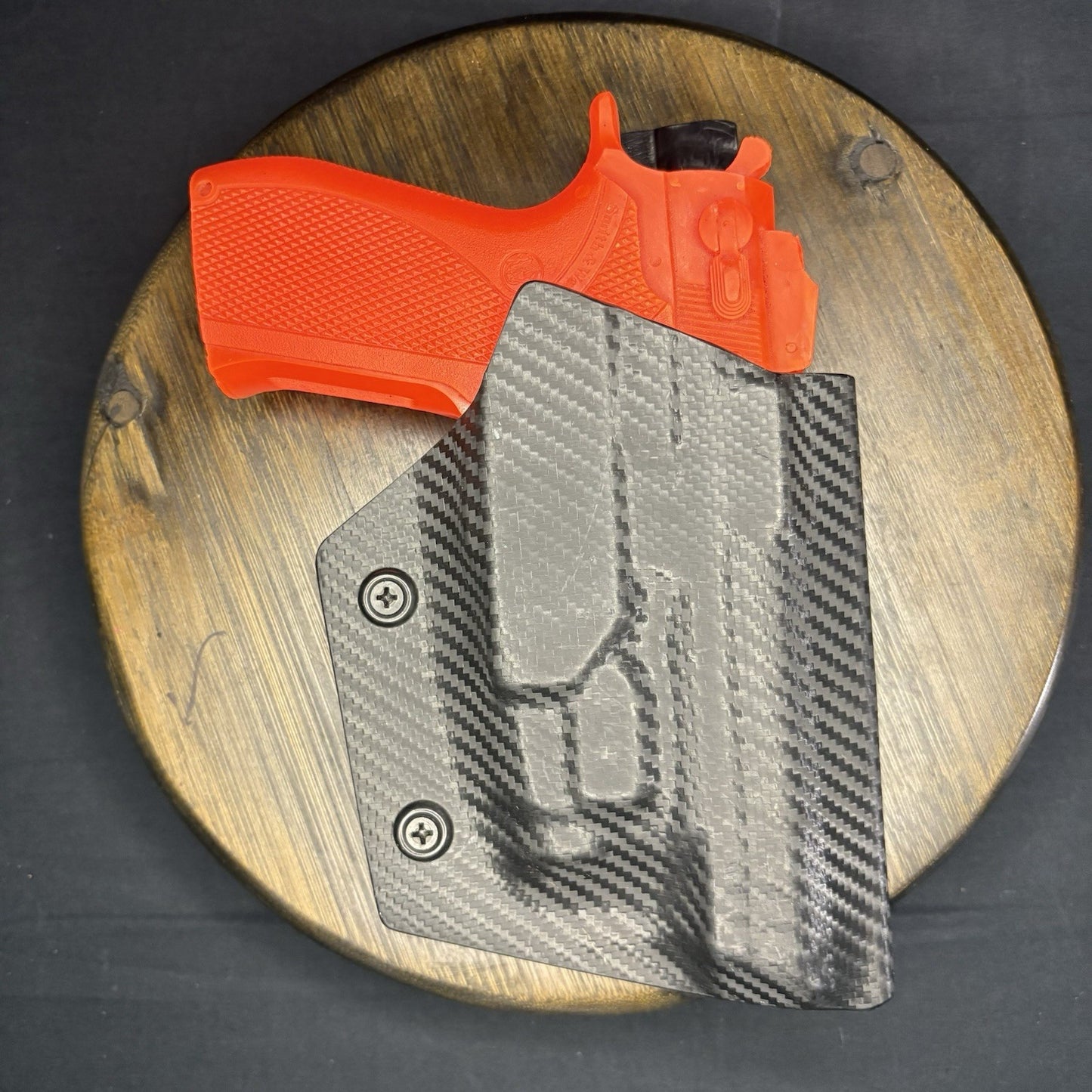 S&W 5906 Holster w/Flashlight Carbon Fiber Smith and Wesson 5906 No Clip Or Loop1