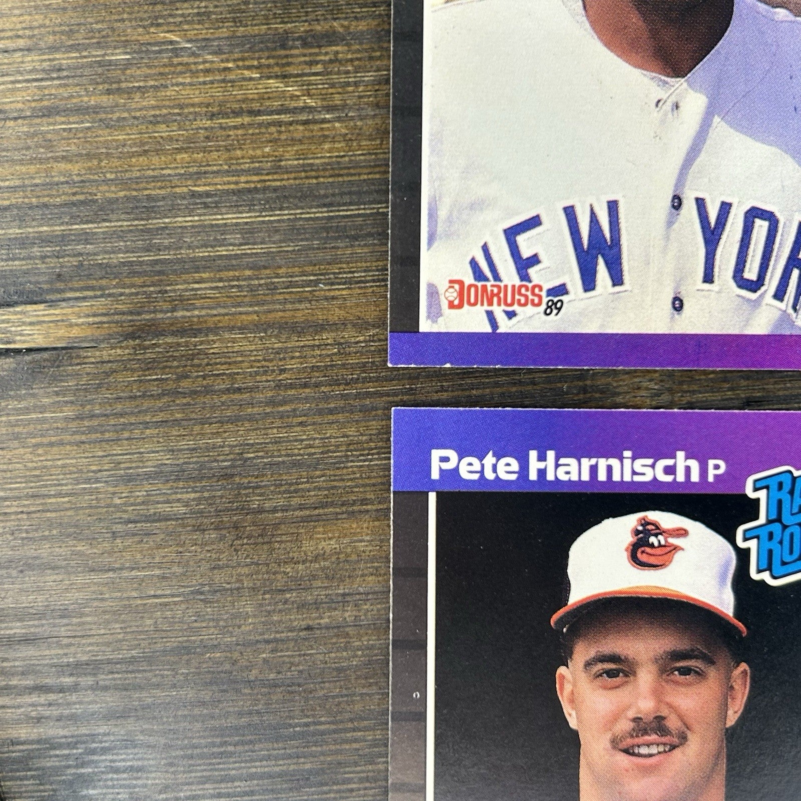 1989 Donruss Rated Rookies High Grade MLB Trading Card Lot Of (4)5