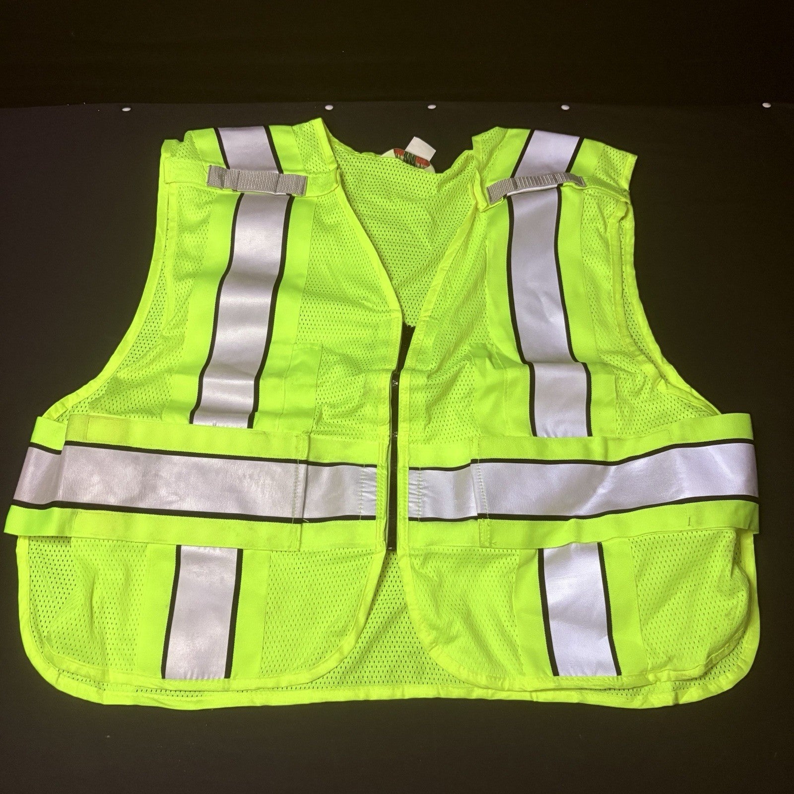 Public Safety Uniform Utility Vest (Size XXL) Reflective Police Safety Vest0