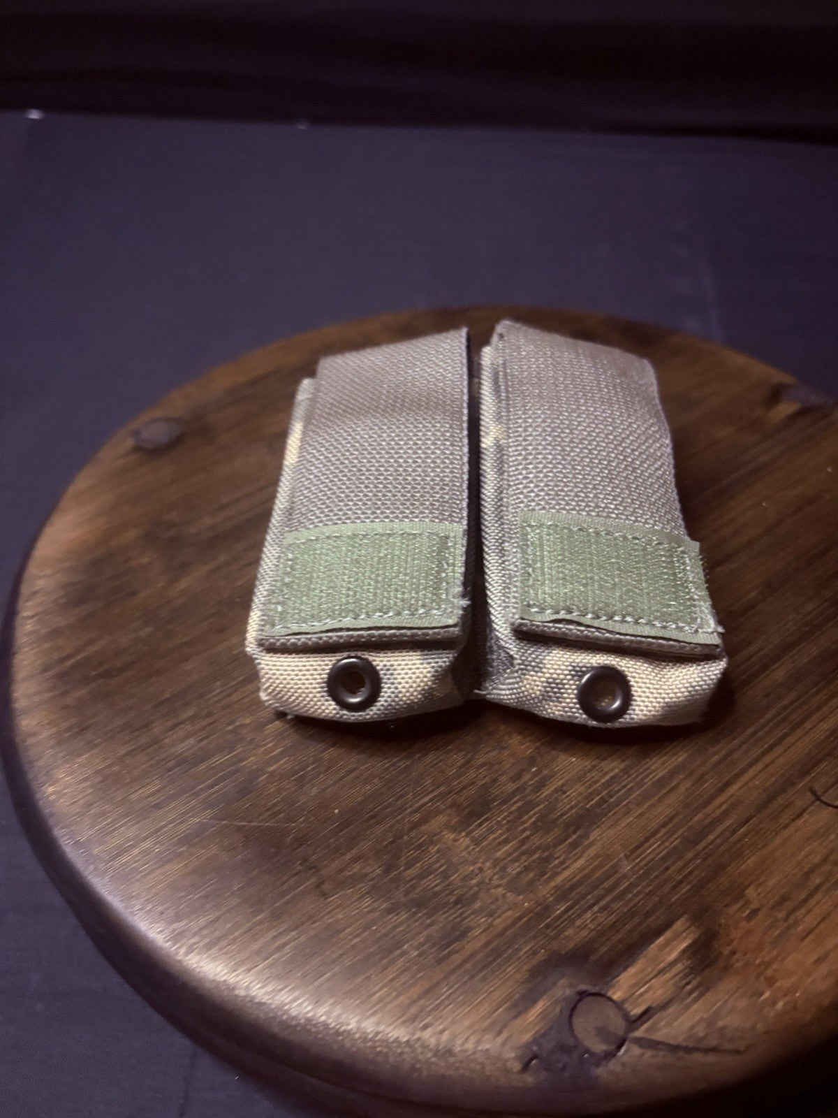 USA Double MOLLE ACU Camo 9MM Pistol MAG/ Magazine Pouch Double Or Single Stack3