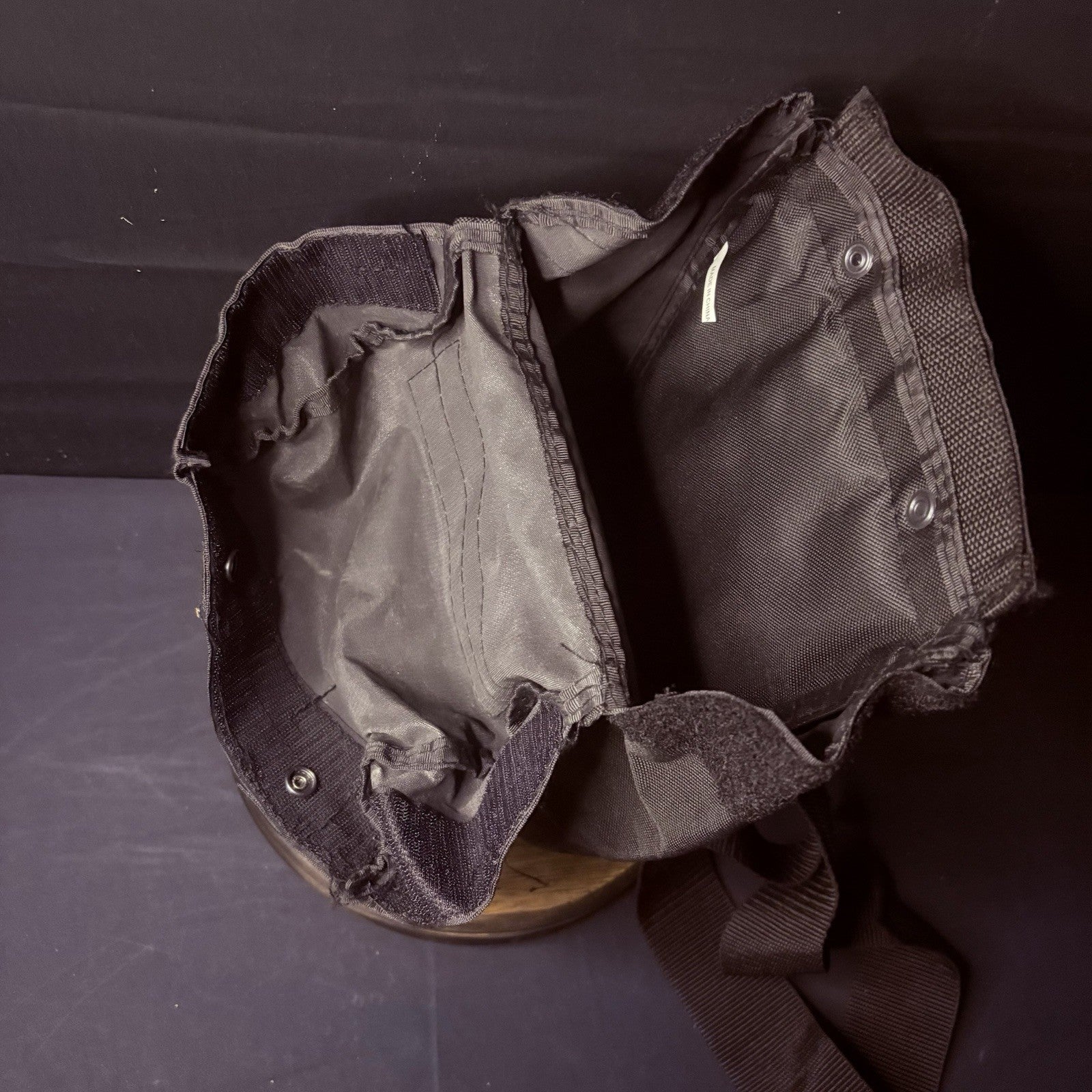 Gas Mask Or Large Utility Pouch EMT Tactical Military Hunting Black Nylon Case5