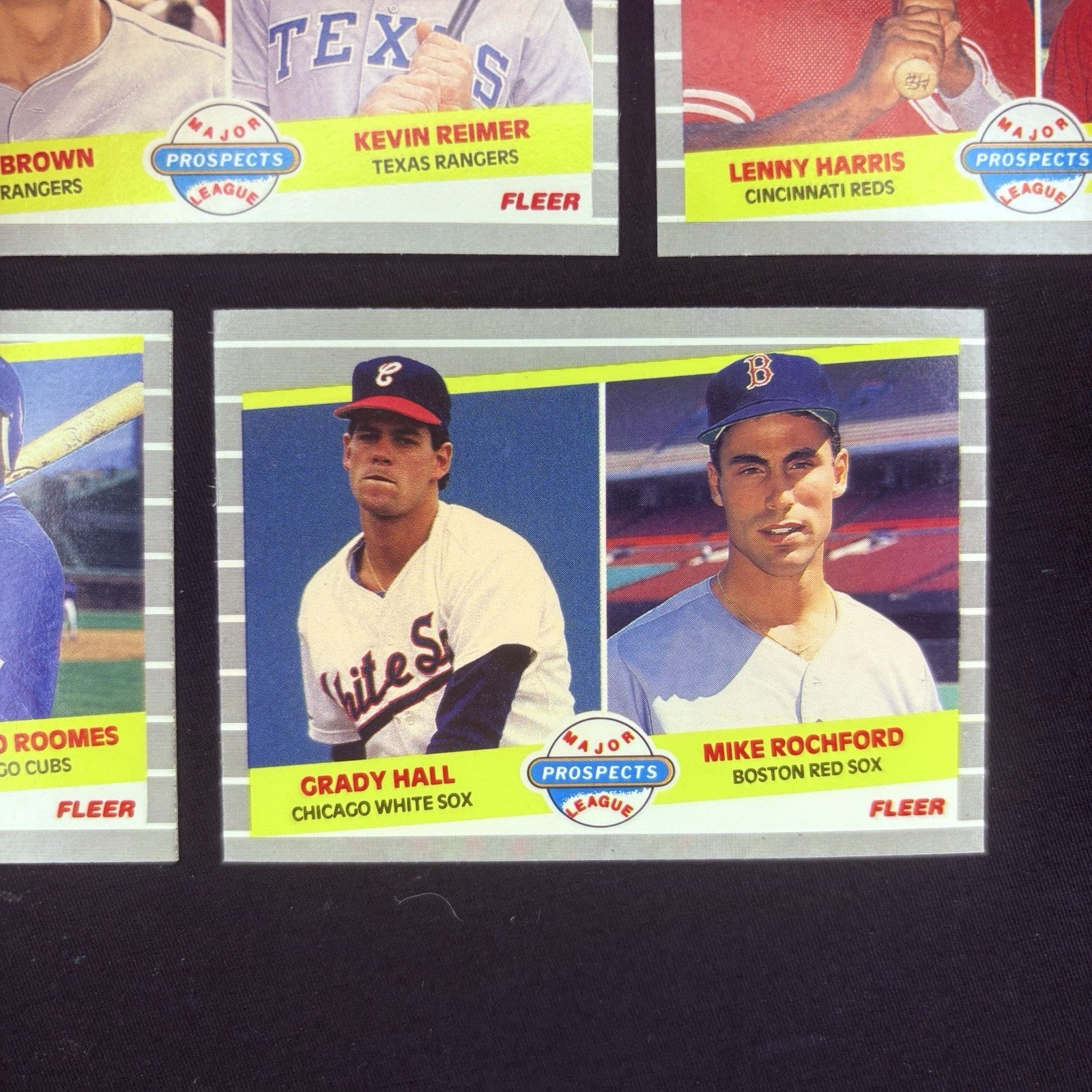 1989 Fleer Baseball Major League Prospects Trading Cards (Lot Of 12) High Grade5