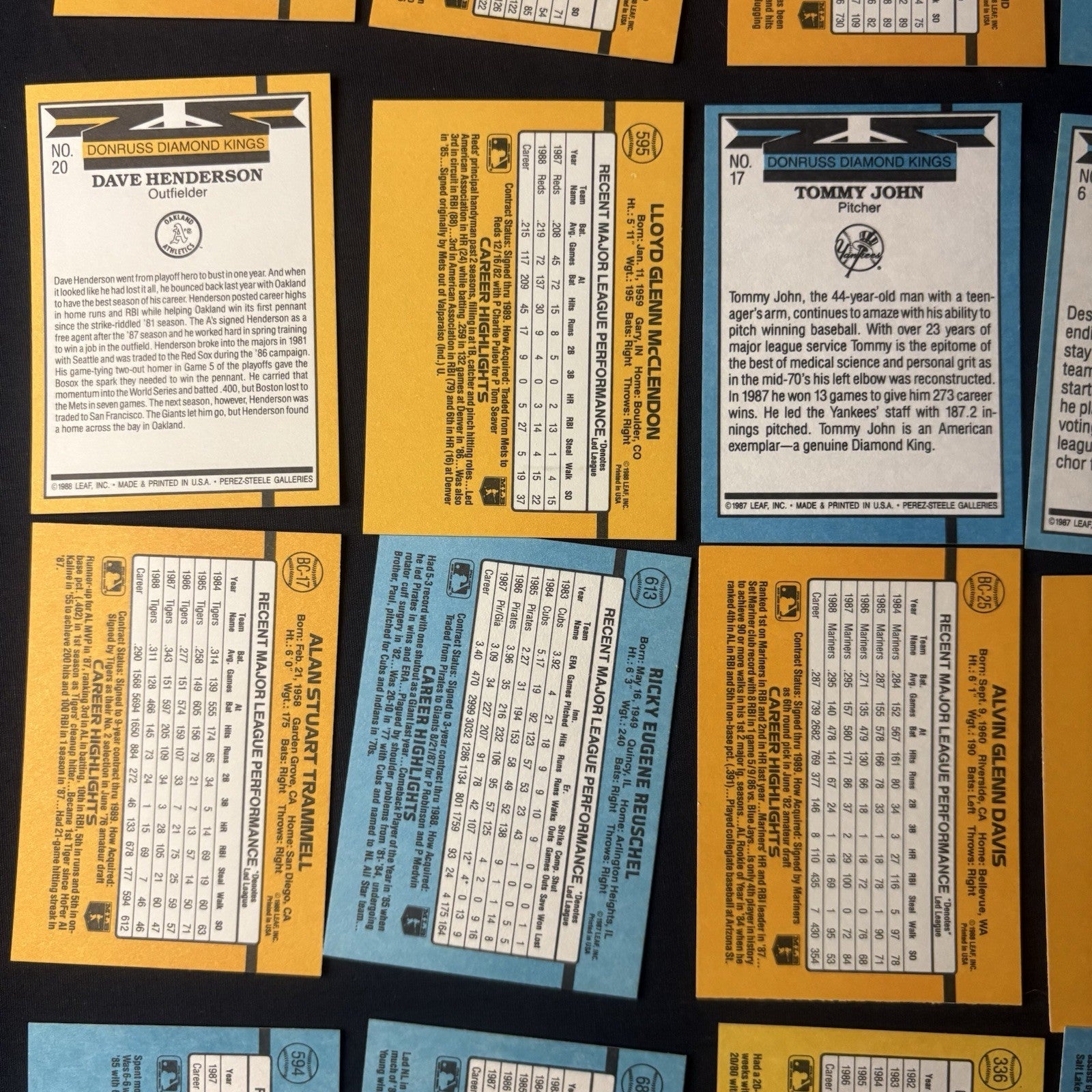 1988 Donruss Baseball Lot Of (30) Cards All High Grade See Photos15