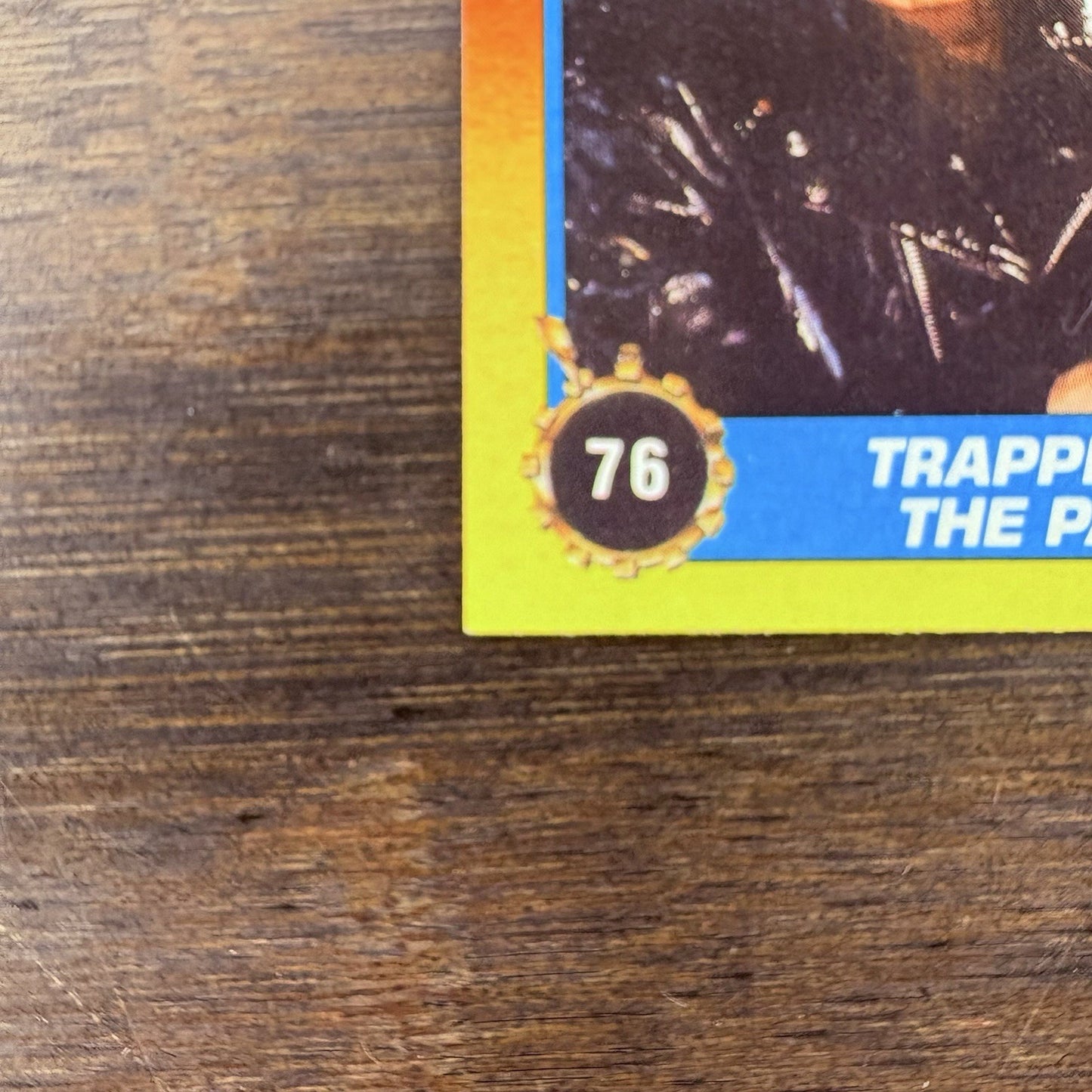 1989 Topps Back to the Future #76 "Trapped In The Past" High Grade Trading Card2