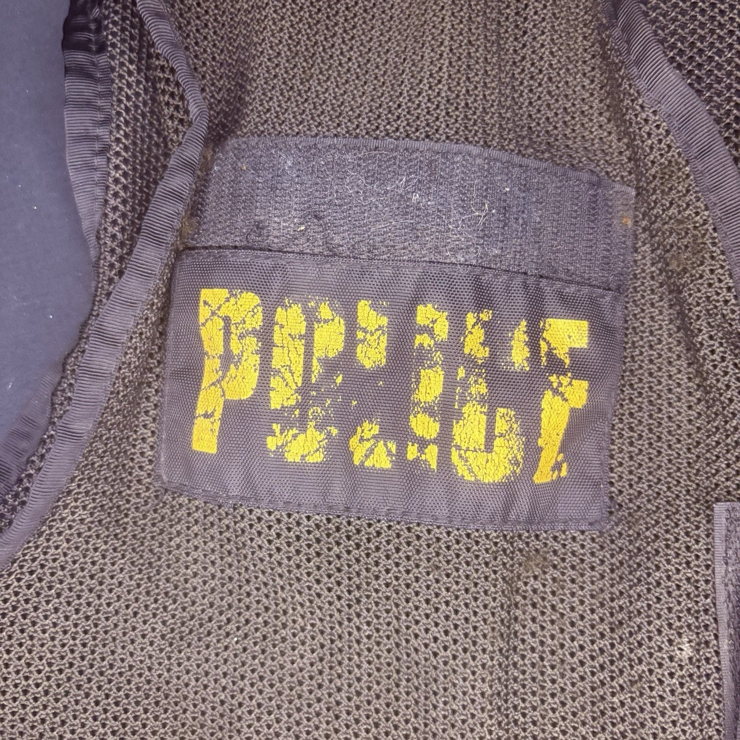 Police Black Safety Vest (Size Medium) Utility Vest w/ Badge & Pockets4