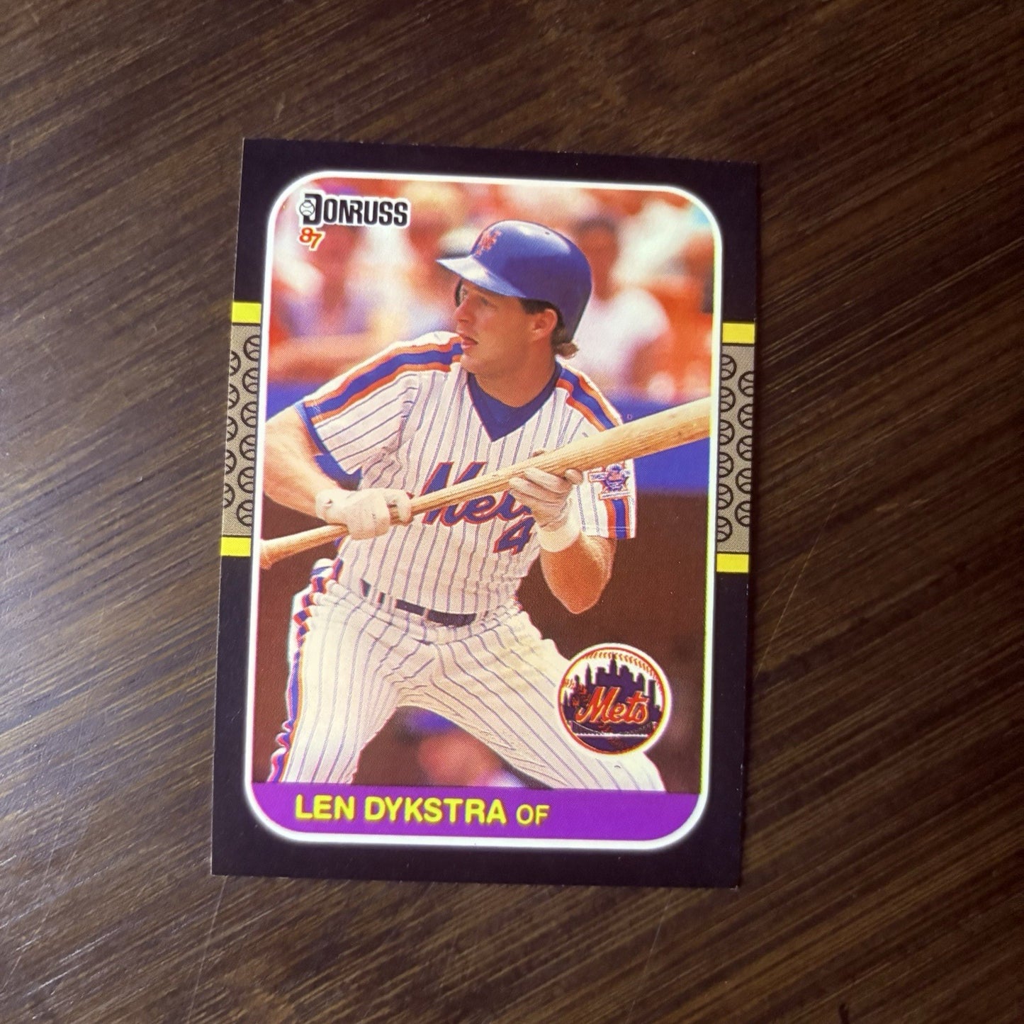 Len Dykstra 1987 Donruss #611 HOF New York Mets High Grade See Photos0