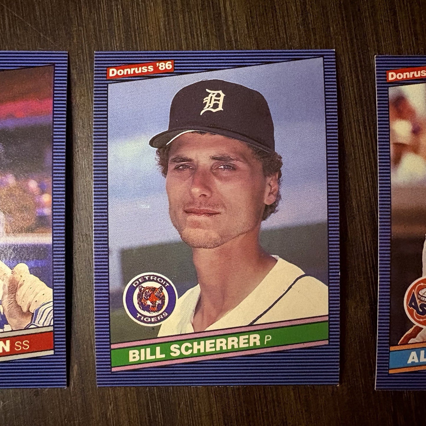1986 Donruss High Grade MLB Baseball Card Lot #128, #516, #4053