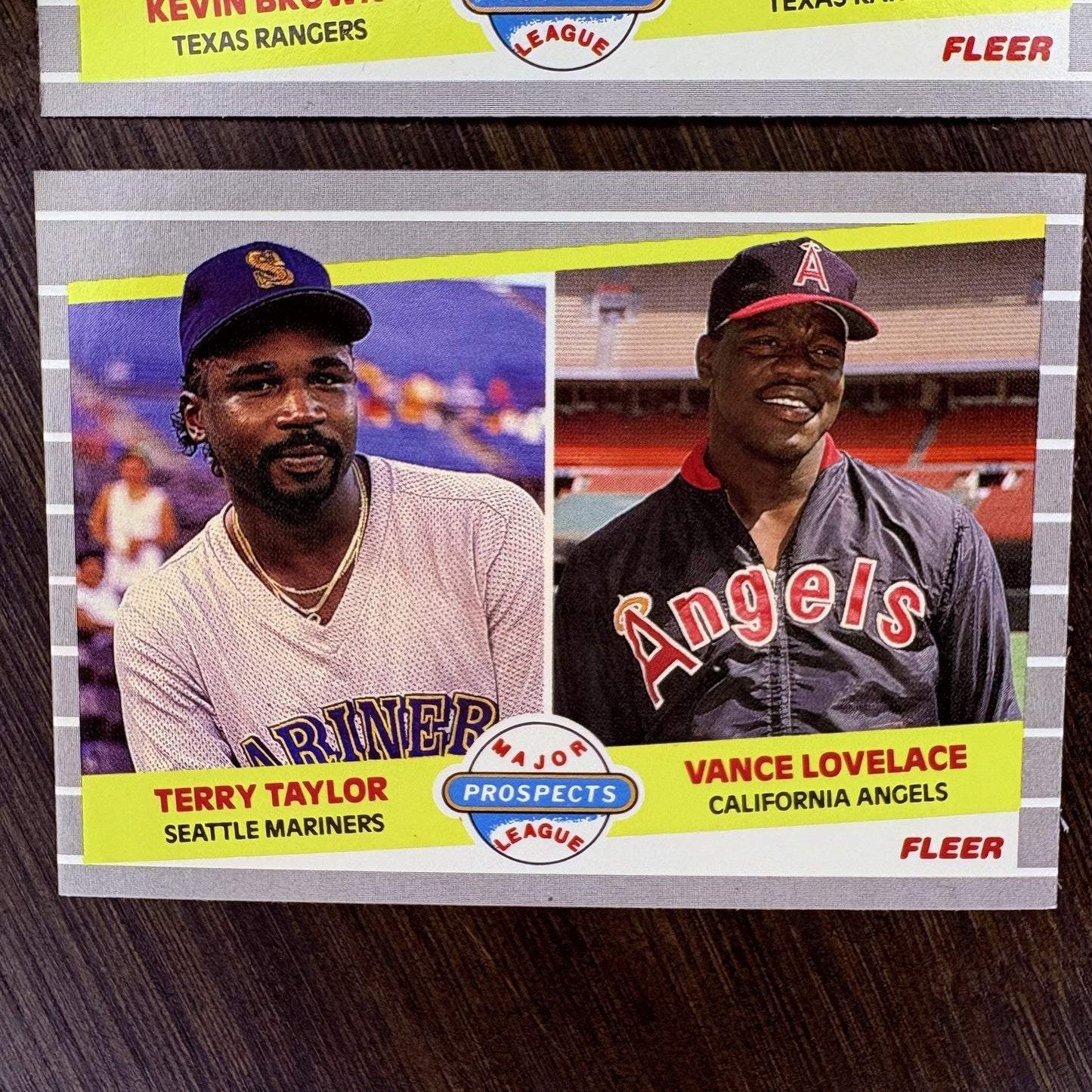 1989 Fleer Prospects #641 & #651 (2) High Grade MLB Trading Cards2