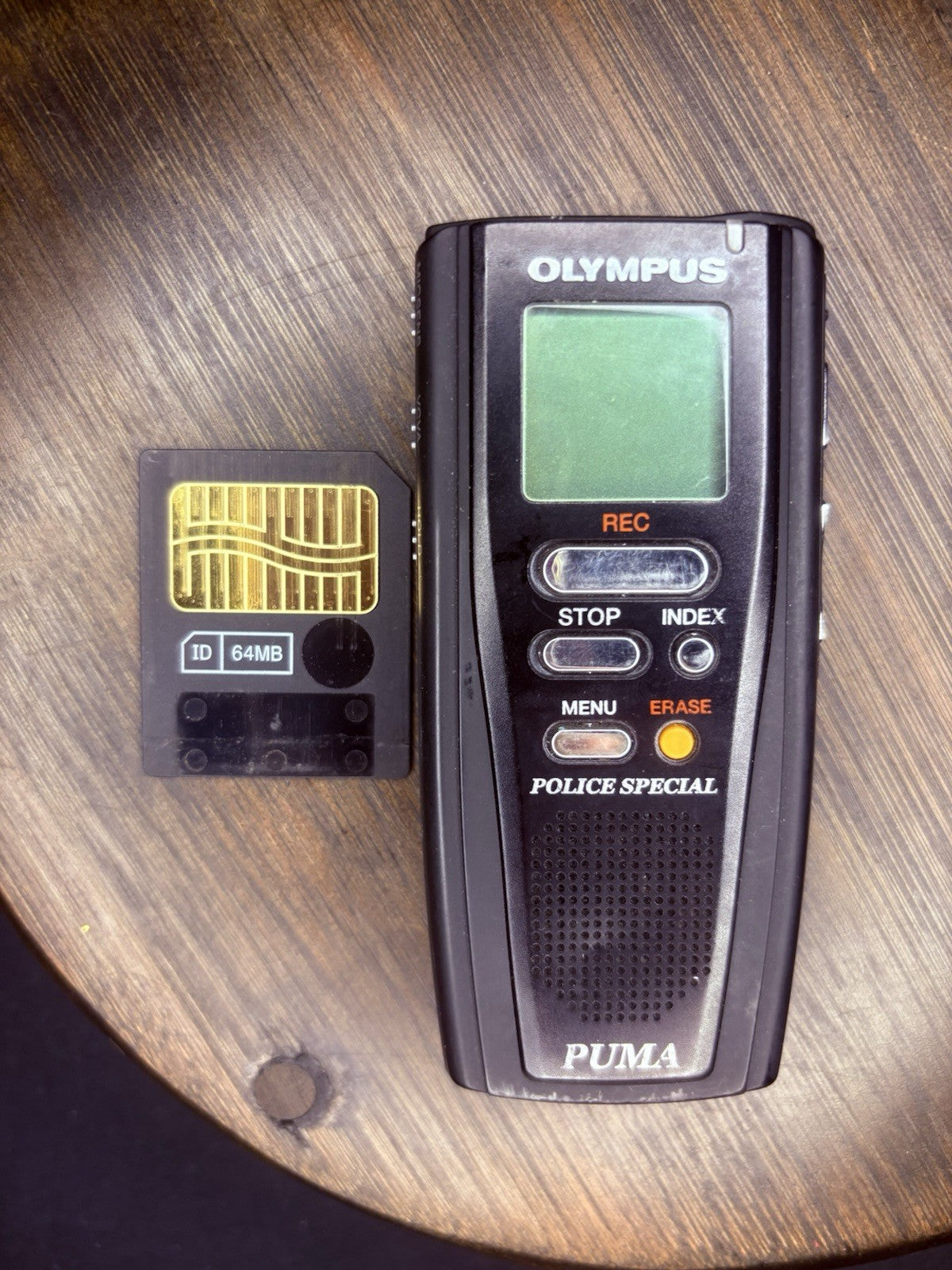 Olympus Puma Voice Recorder, Law Enforcement Special Edition, Police Dictation0