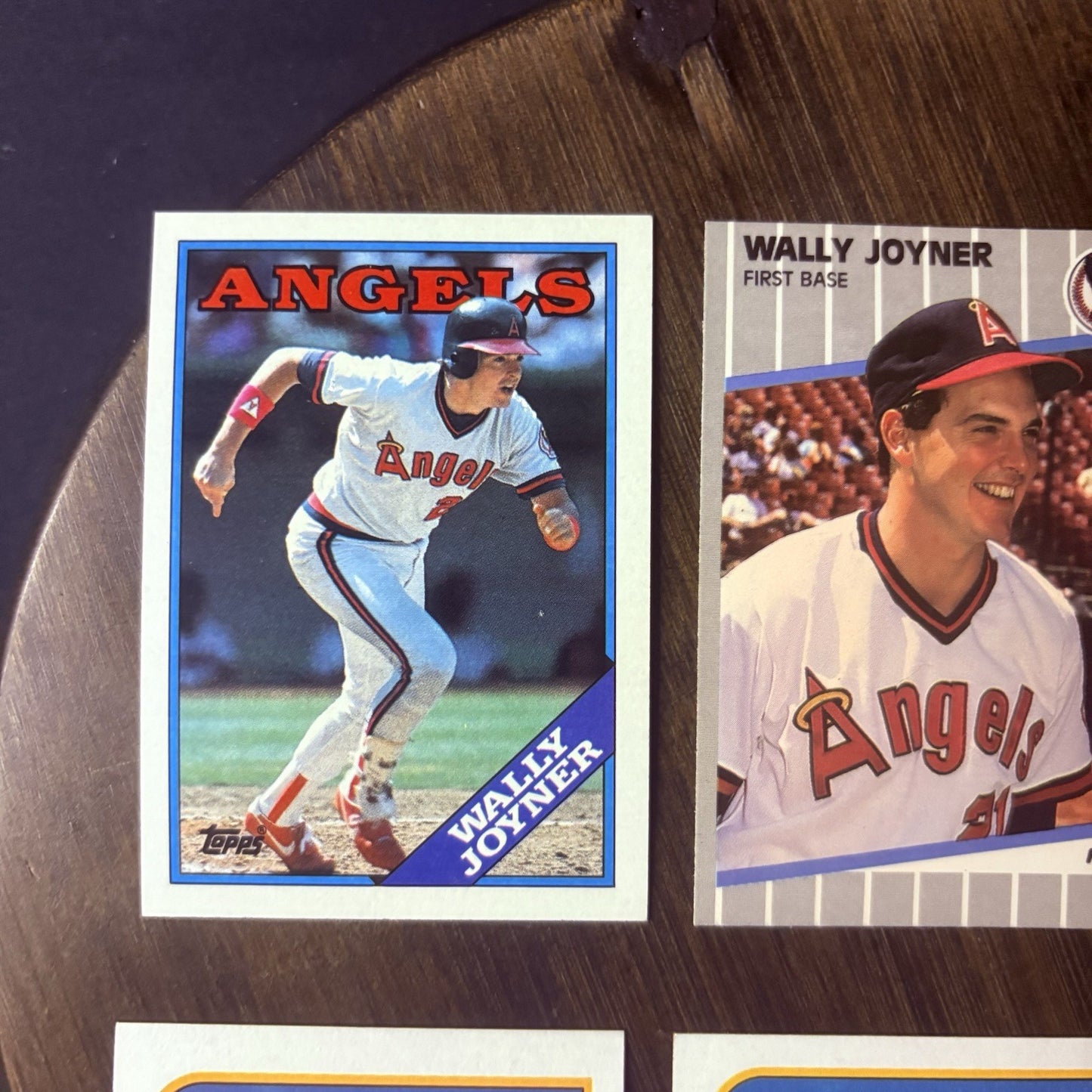 (LOT of 6) Wally Joyner 1989 Baseball cards #270, #420, #481, #110 Trading Card5