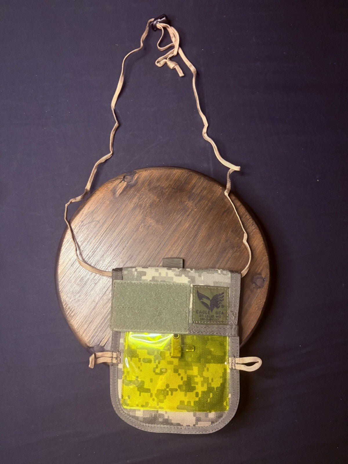 Eagle Industries Neck ID Wallet Passport Pouch Holder W/Pen Holder Digital Camo0