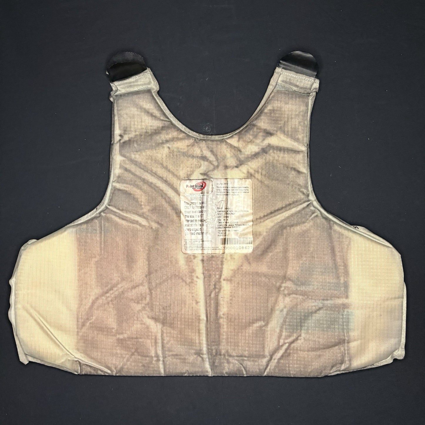 PB Armor 3A Bullet Proof Vest Size Medium IIIA Concealable Vest w/Trauma Plate6