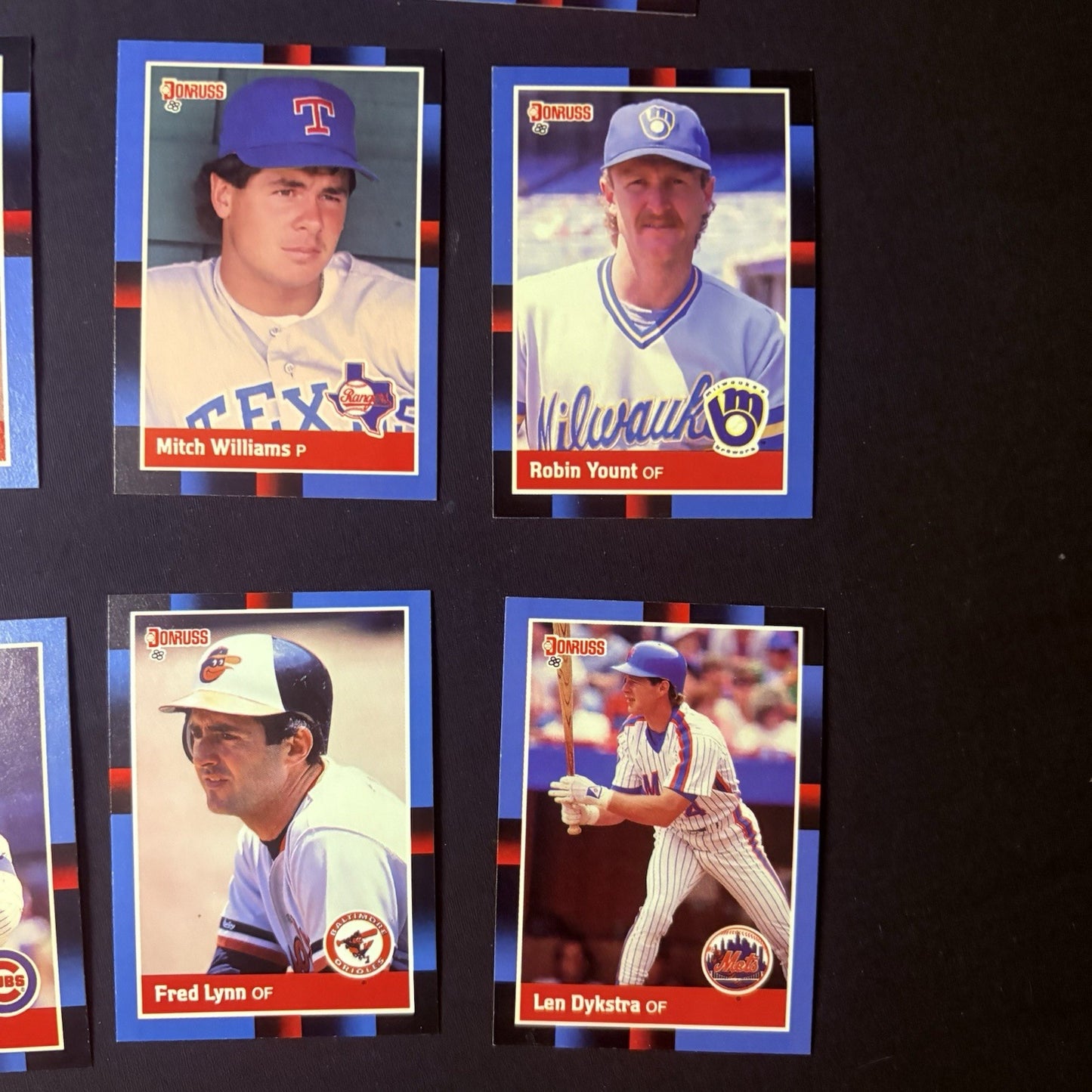 1987 Donruss High Grade Baseball  17 Card Lot Rookies4