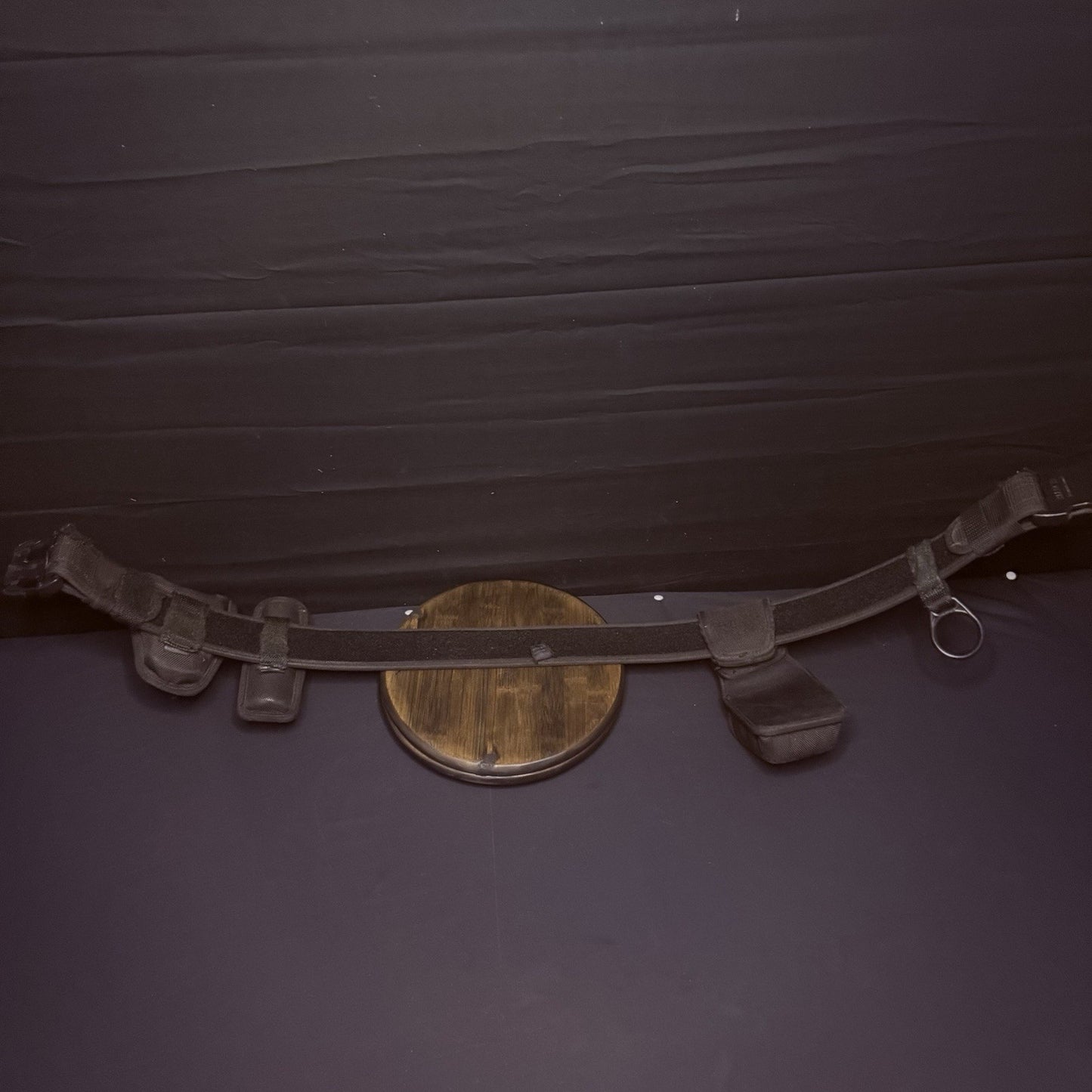 Bianchi Nylon Duty Belt 34"40" w/Double Handcuff, Baton, Mace, Radio Holster7