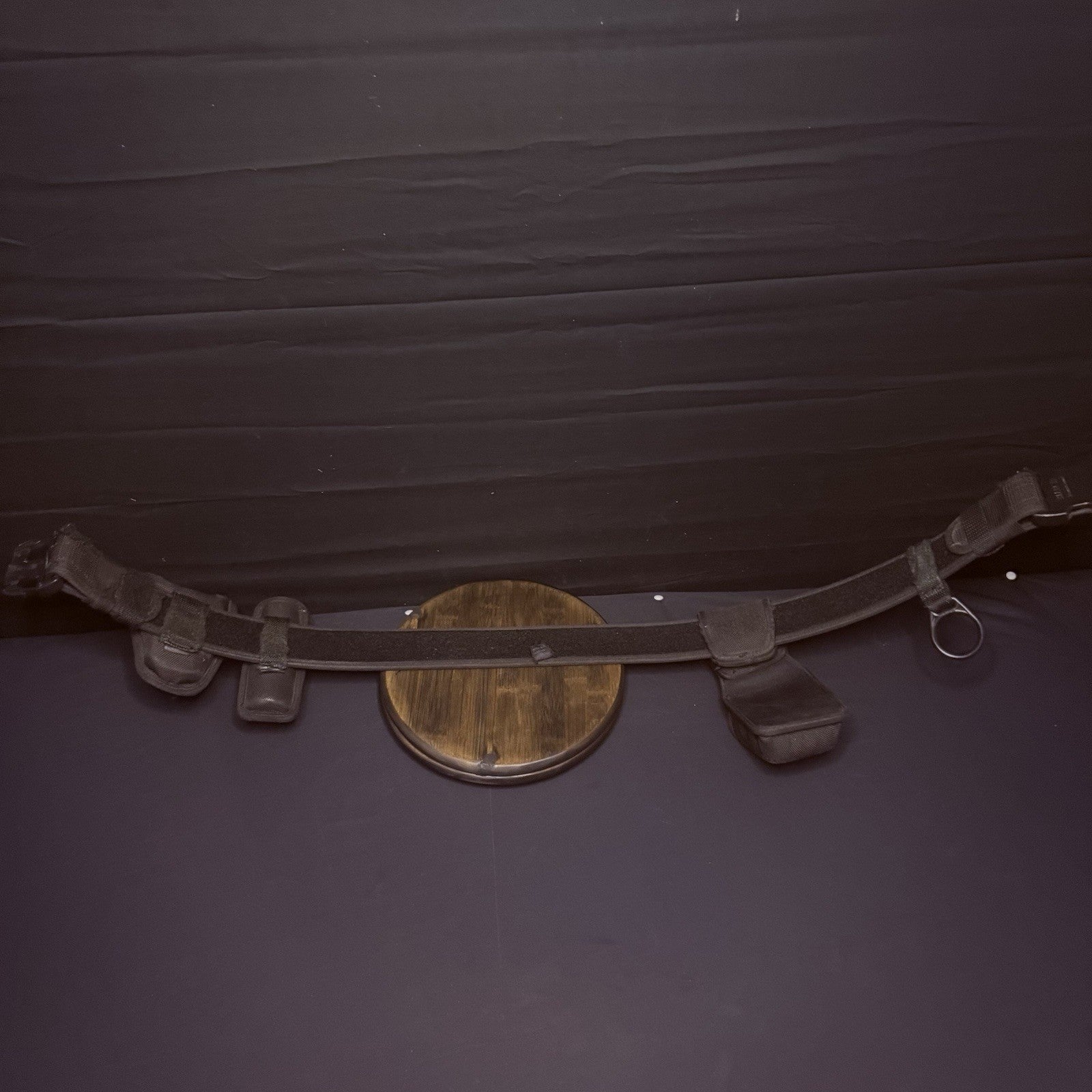 Bianchi Nylon Duty Belt 34"40" w/Double Handcuff, Baton, Mace, Radio Holster7