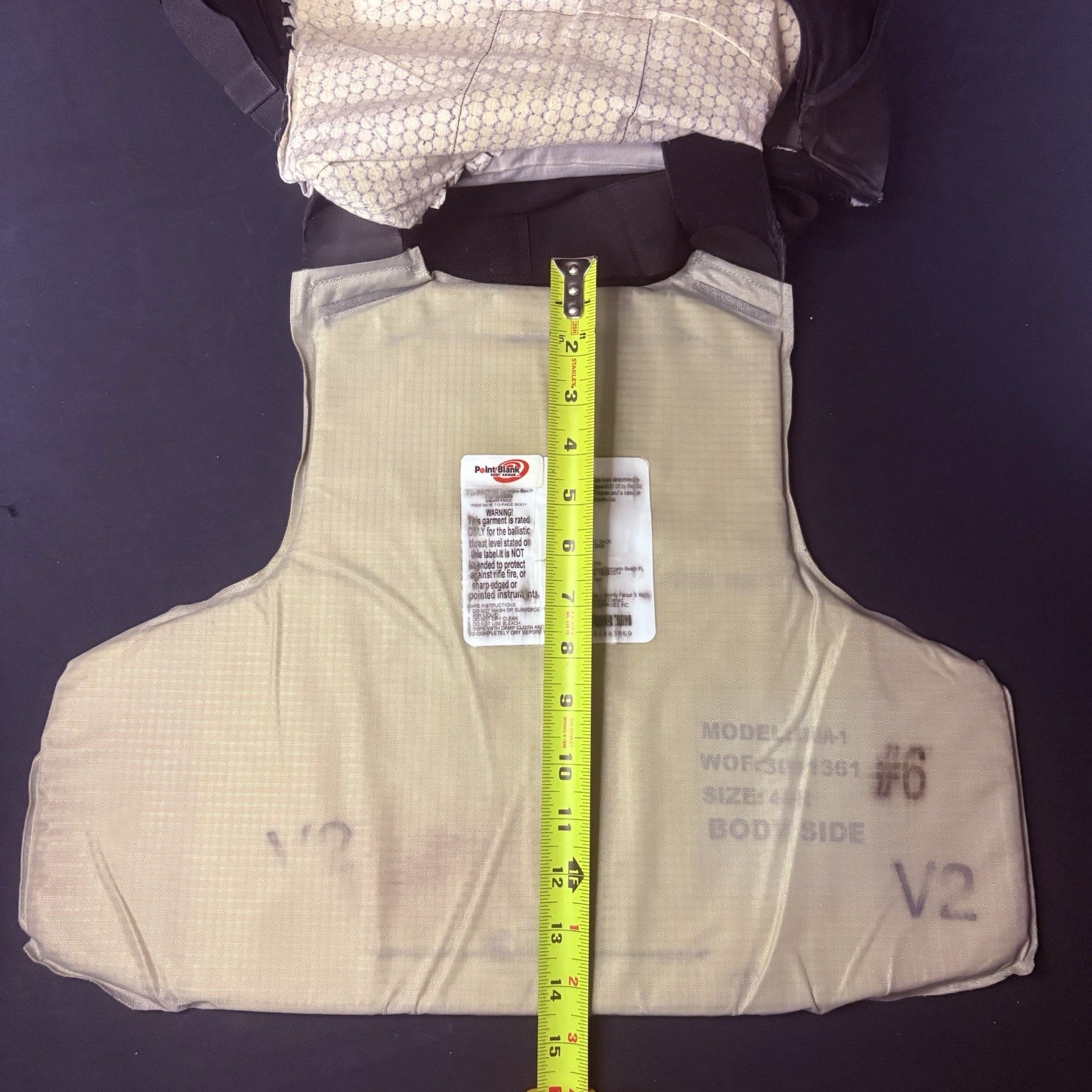 PB 3A Vest Size Medium IIIA Ballistic Concealable Bullet Proof12
