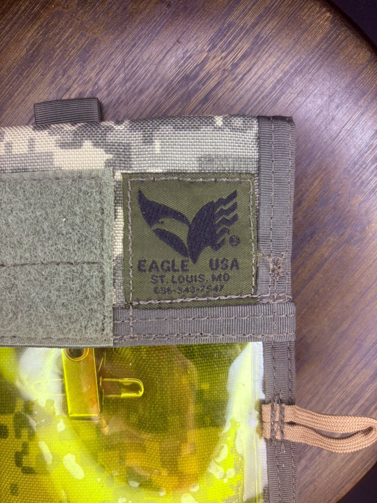 Eagle Industries Neck ID Wallet Passport Pouch Holder W/Pen Holder Digital Camo2