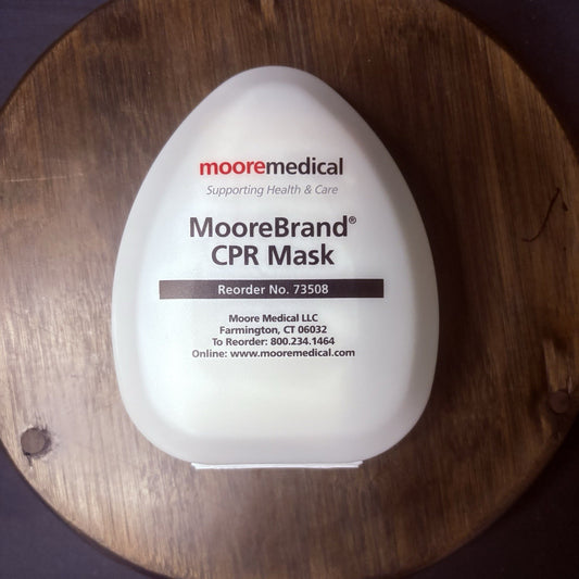 1 Pocket CPR mask in Hard Case - Mask With O2 Inlet One Way Valve & Hard Case0