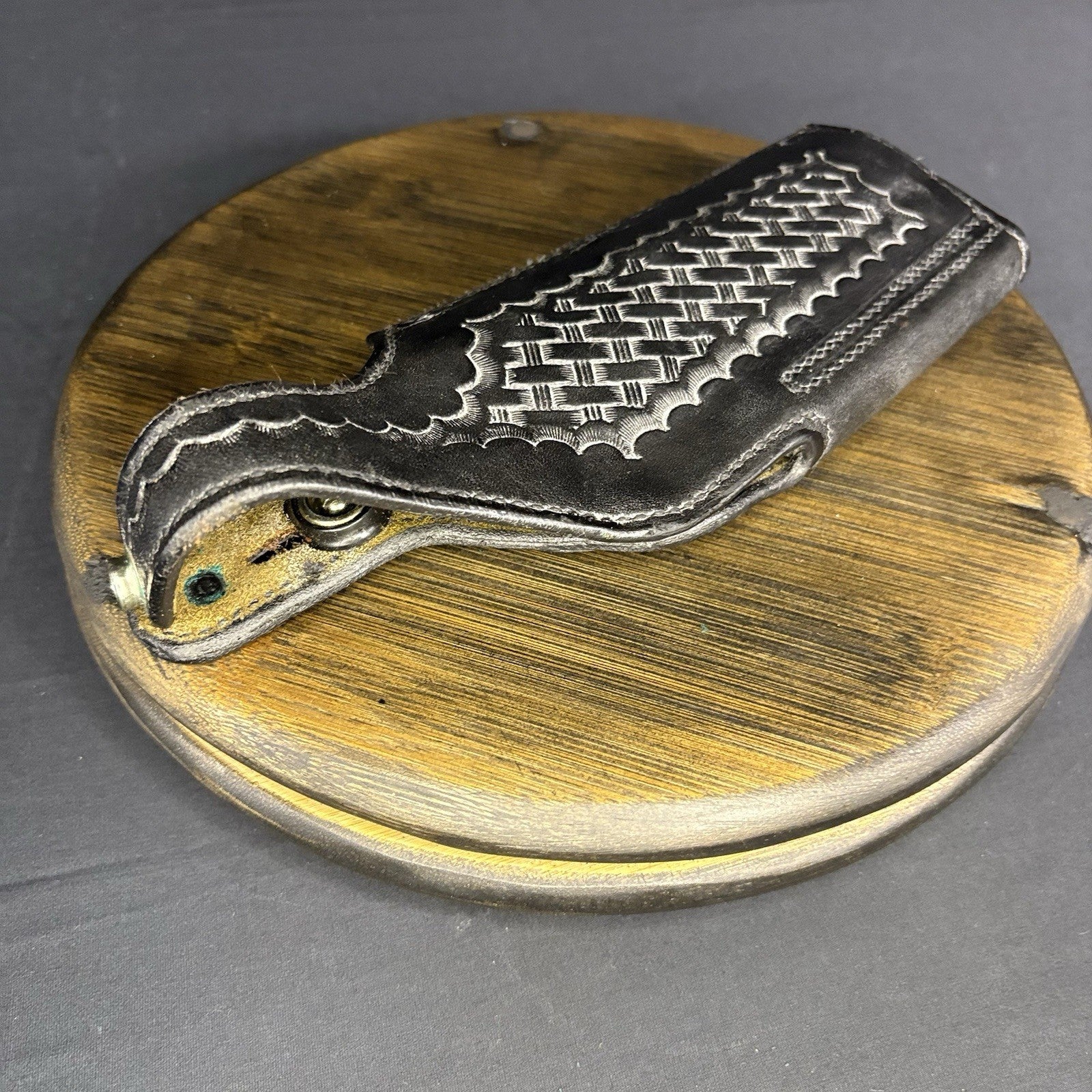 Safariland #2 Basket Weave Holster For .45 Auto 1 3/4" Belt Loop RH6