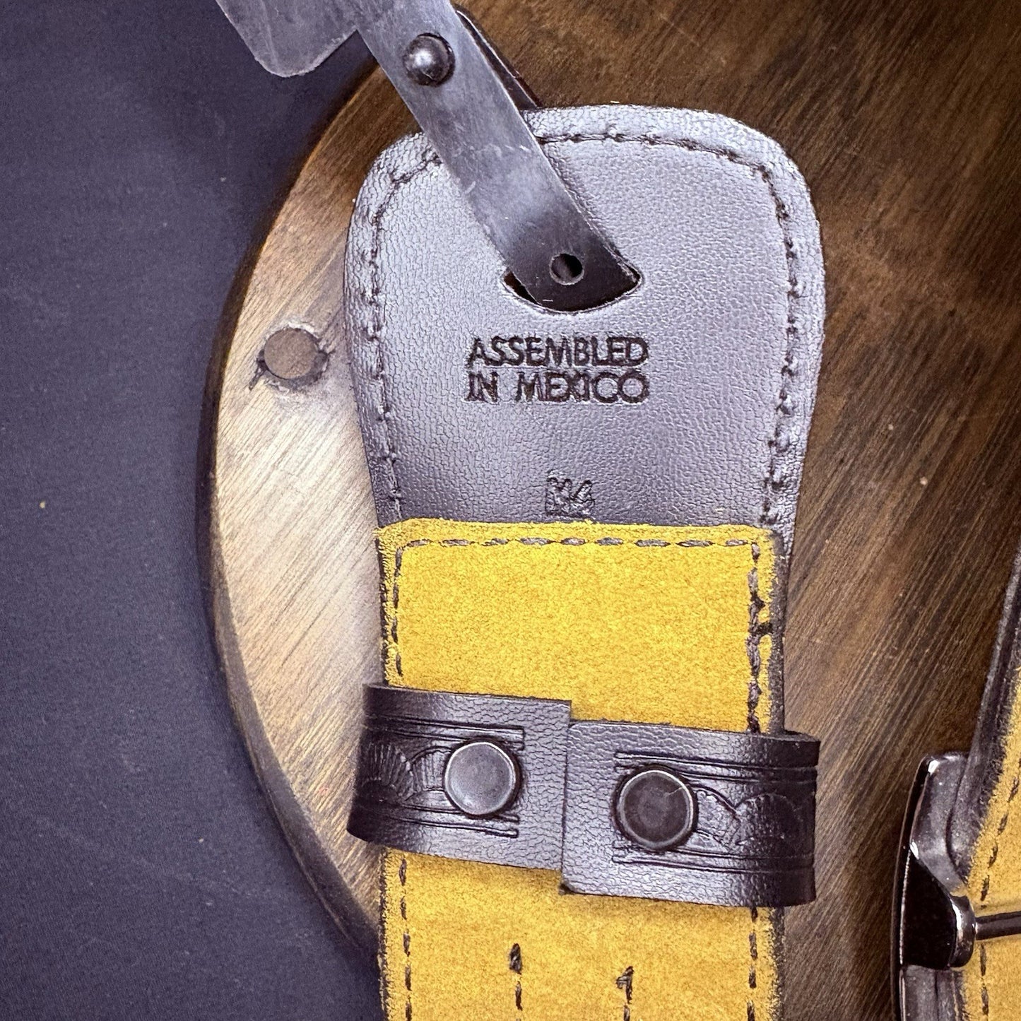 Safariland Model 87 Sam Browne Duty Belt - Size 48 - Basketweave - Black/ Chrome8