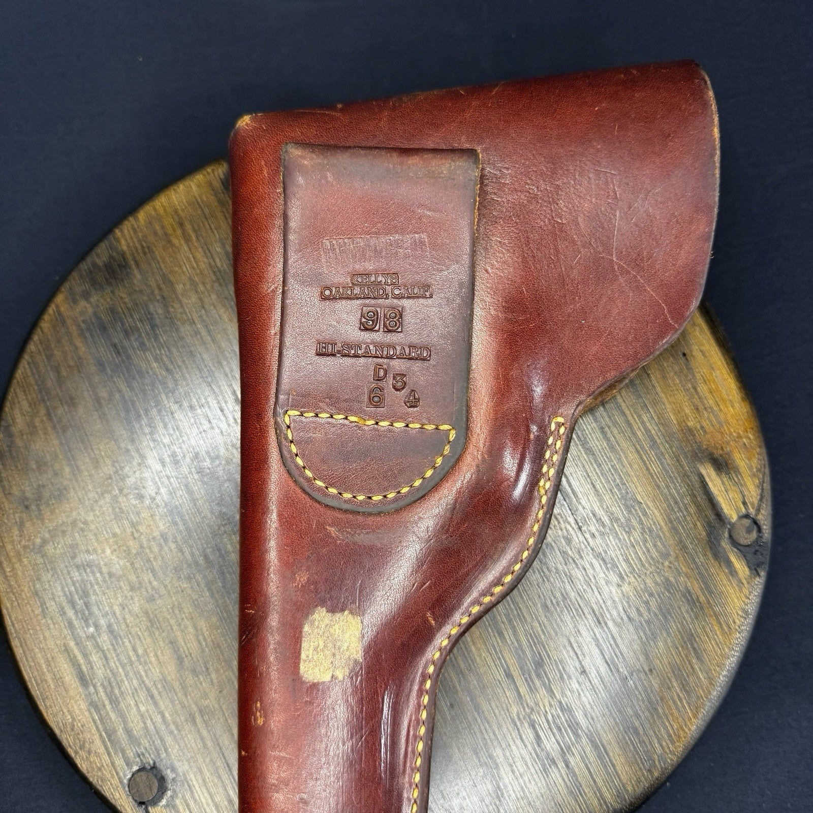 Kelly’s Oakland Calif. Model 98 Leather Revolver Holster3
