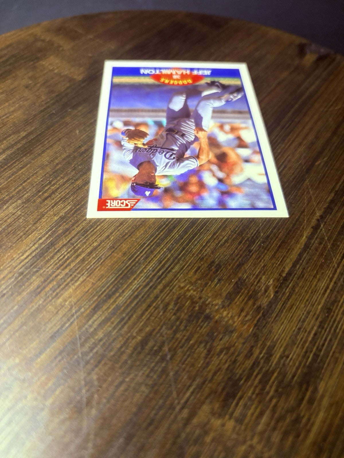 1989 Score Jeff Hamilton A Los Angeles Dodgers #570 High Grade Baseball Card4