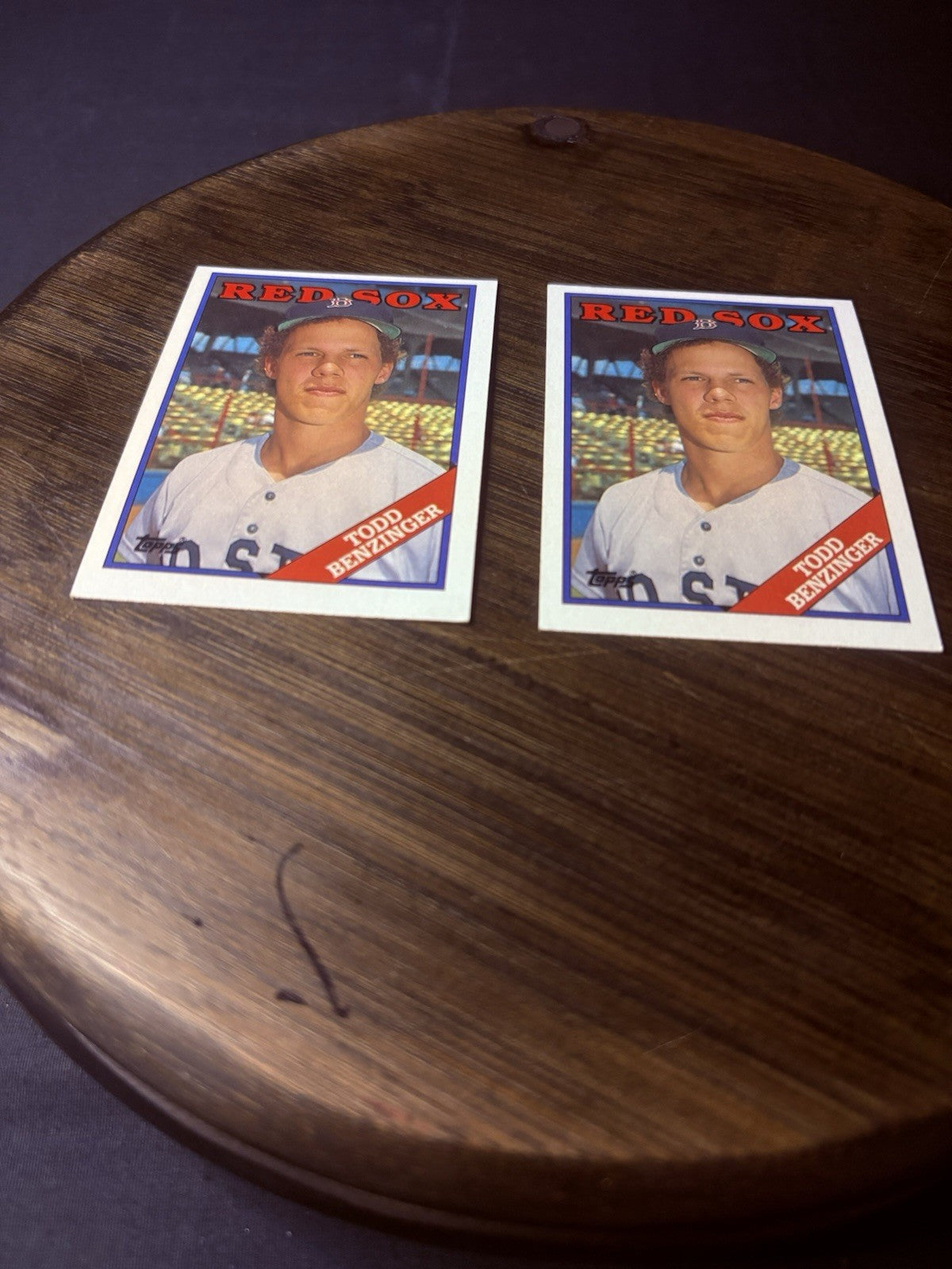 Todd Benzinger Double 1988 Topps #96 High Grade Card MLB Baseball Boston Red Sox2