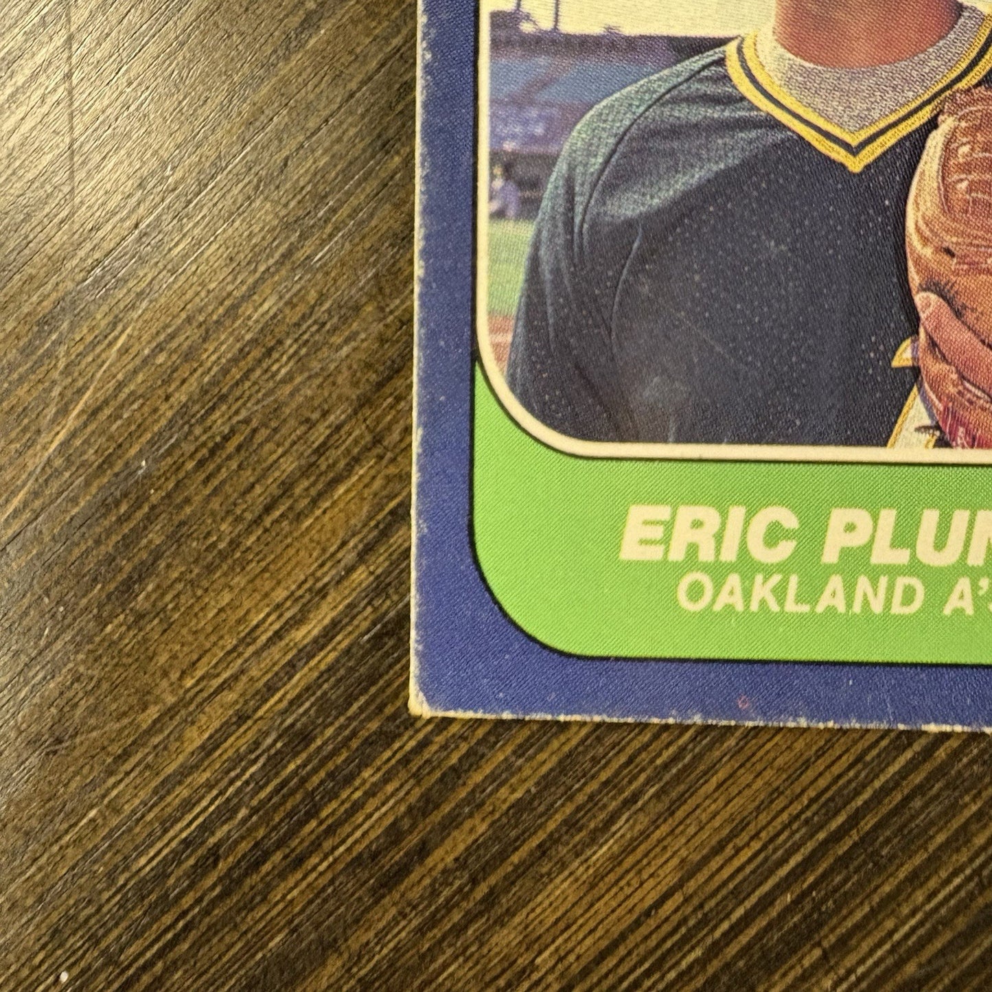 1986 Fleer Eric Plunk/Jose Canseco Rookie Card RC #649 Oakland Athletics 8