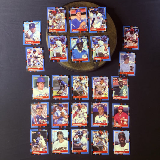 1987 Donruss High Grade Baseball  25 Card Lot #10