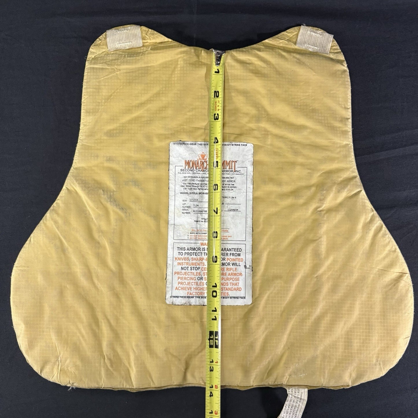 Second Chance 3A (IIIA) Bullet Proof Vest Size Small Concealable Body Armor17