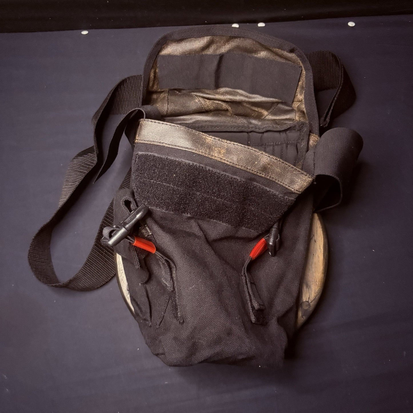 Gas Mask Or Large Utility Pouch EMT Tactical Military Hunting Black Nylon Case5