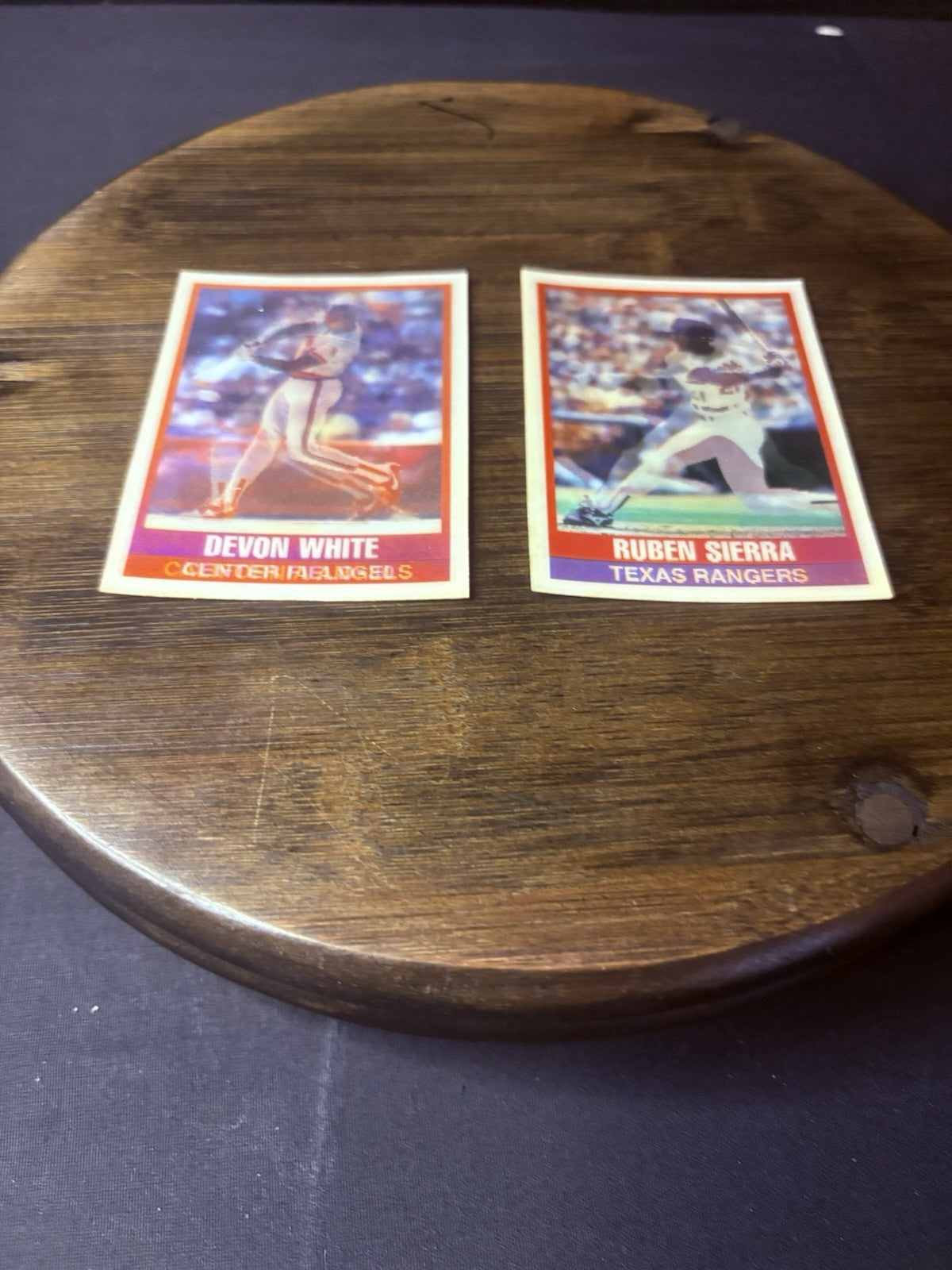 Sportsflics Rookie Lot (2) High Grade Devon White & Ruben Sierra Cards 3
