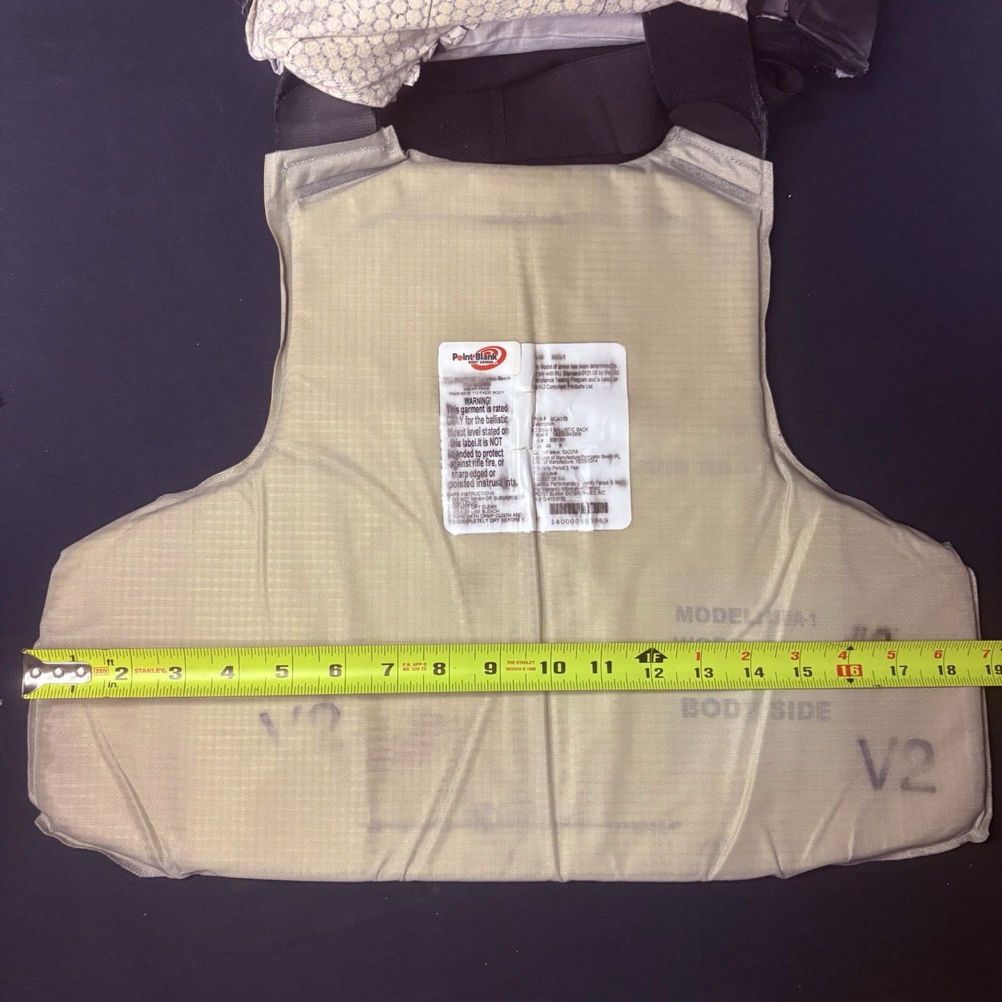 PB 3A Vest Size Medium IIIA Ballistic Concealable Bullet Proof10