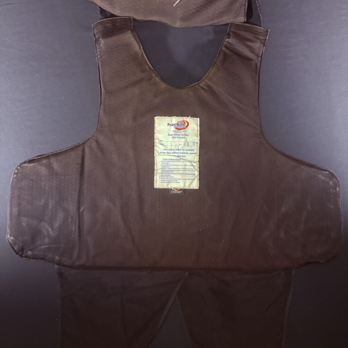 PB Level 2 II Bullet Proof Vest Size XL w/Trauma Plate Concealable Body Armor6