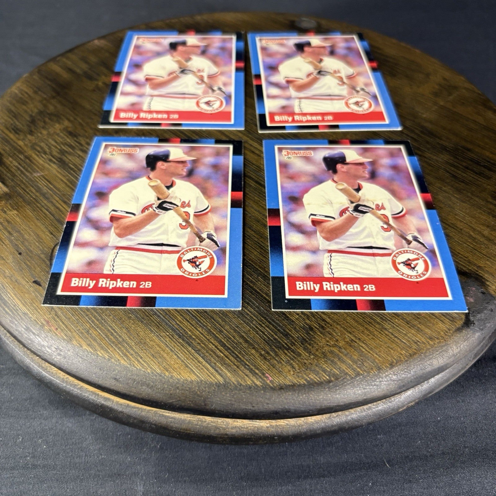 1988 Billy Ripken & Cal Ripken Sr. Error Card Lot Donruss & Topps High Grade3