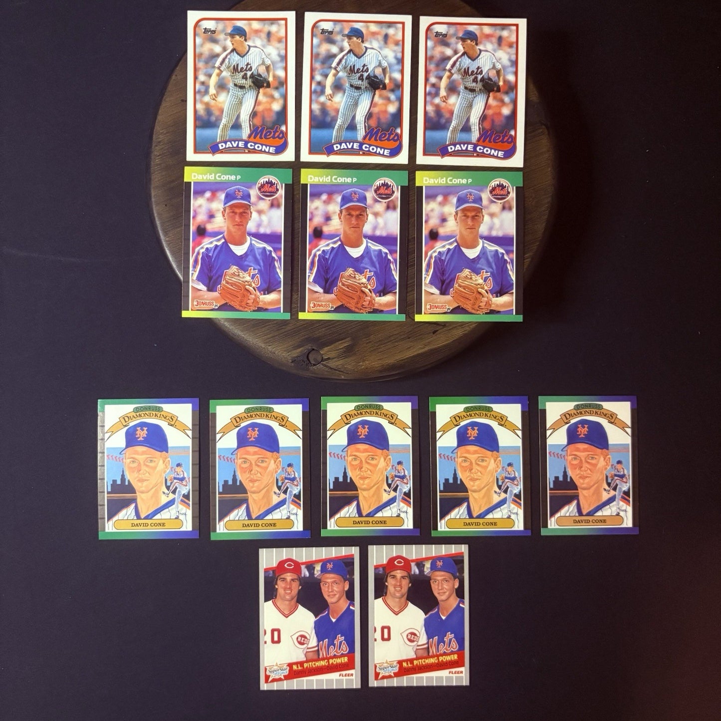 1989 David Cone (Lot Of 13) Trading Cards no. 9, #636, #388, #7100