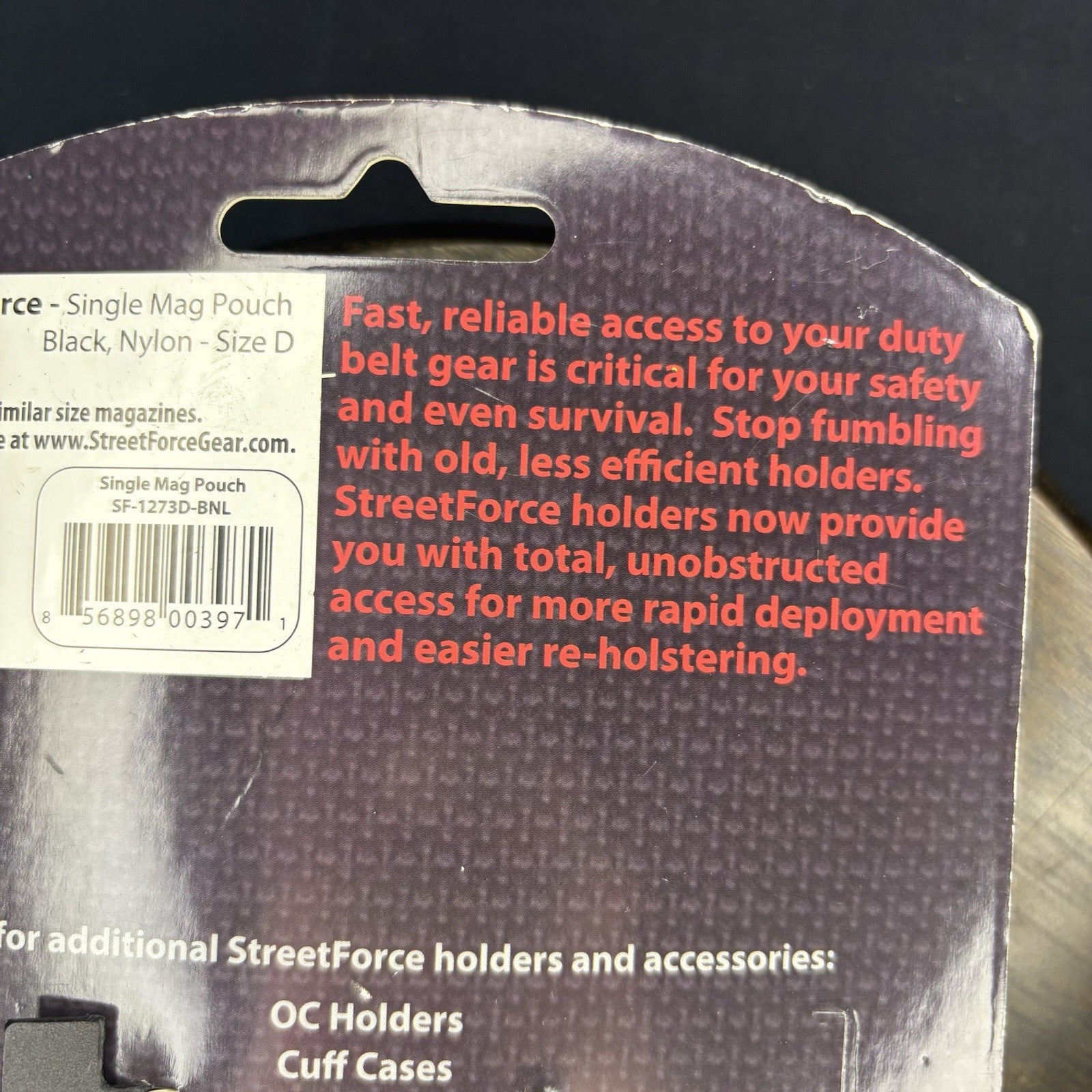 Nylon Magazine Carrier ~Spring Loaded~ Pouch  .40, .357, 9mm Rapid Deployment9