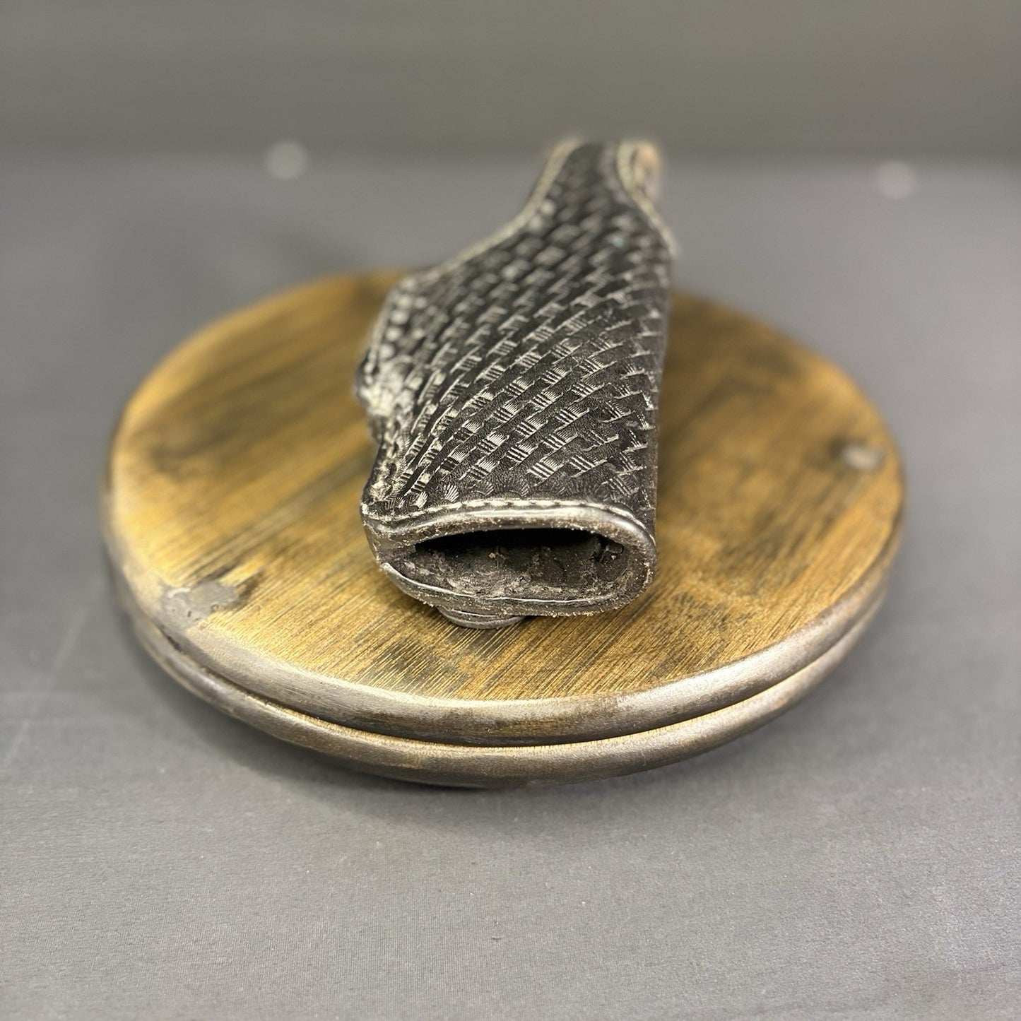 Ted Blockers Black Leather Basket Weave Sig Sauer P225 Holster3