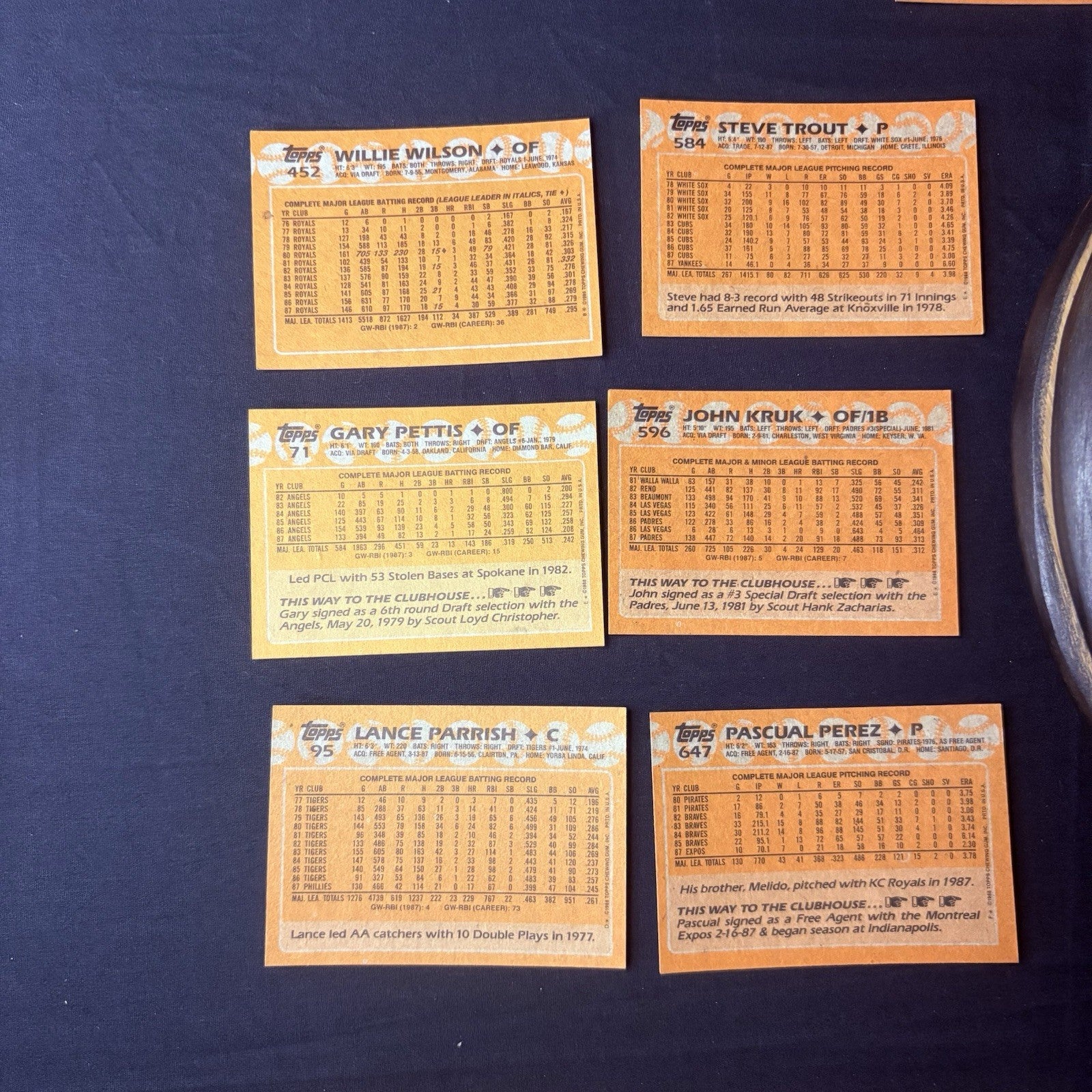 1988 TOPPS High Grade Baseball Card Lot Of 3519