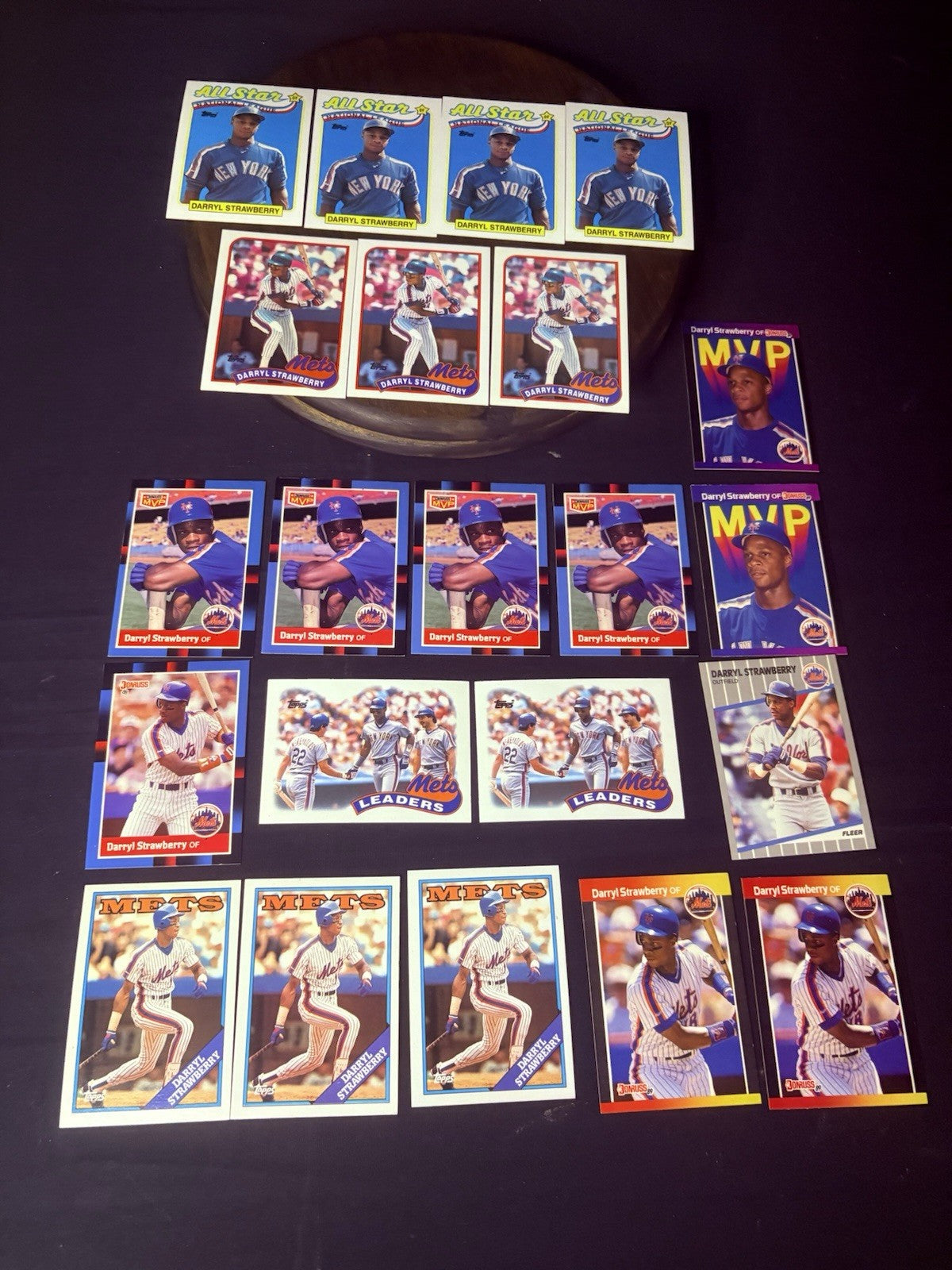 Darryl Strawberry Lot(22) Baseball Cards 1988 Fleer HIGH GRADE New York Mets MLB2