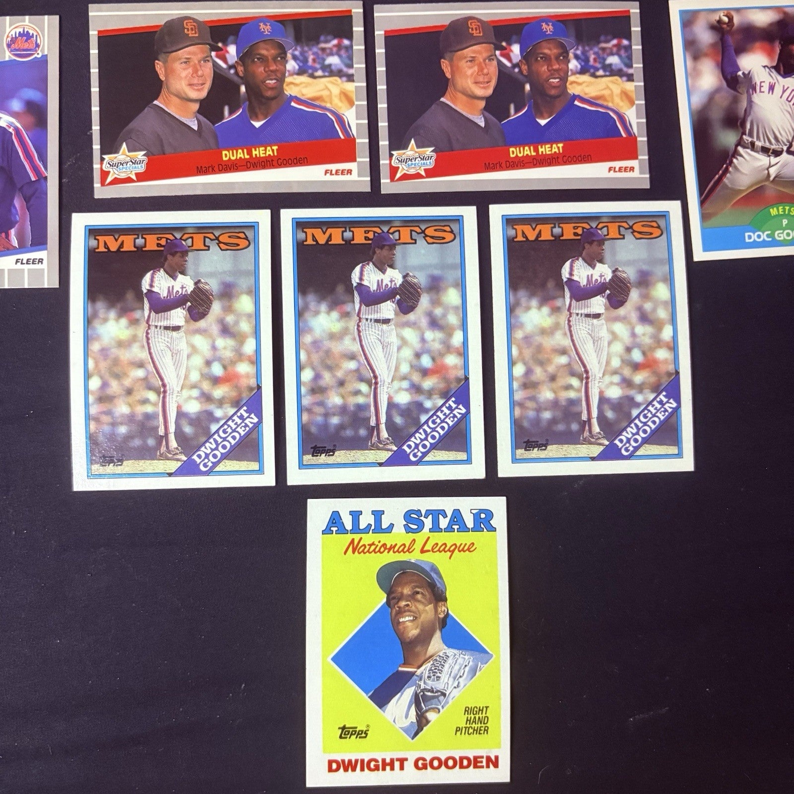 (Lot of 20) Dwight/ Doc Gooden Assorted Card 1987 to 1989 Topps Donruss Fleer5