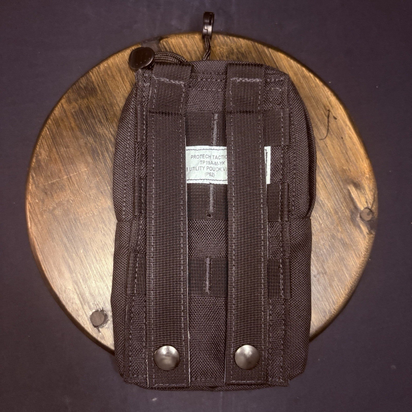 Protech Tactical Safariland Utility Pouch 4"x8" Molle Vertical Black TP19A-M-TK1