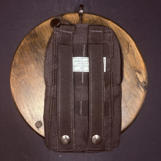 Protech Tactical Safariland Utility Pouch 4"x8" Molle Vertical Black TP19A-M-TK1