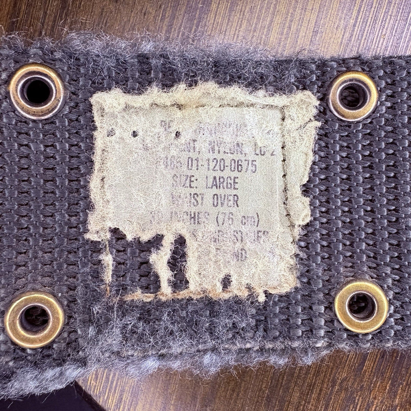 Vintage US Military Pistol Belt Size Large Quick Release Metal Buckle5