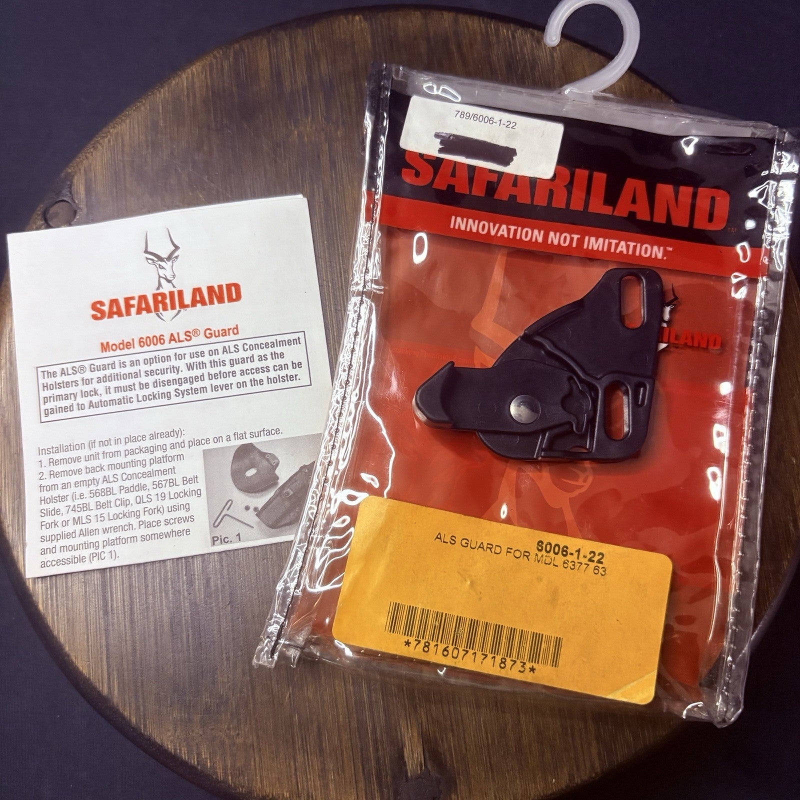 Safariland ALS Guard Left Hand 6006-1-22 For Model 6377 630