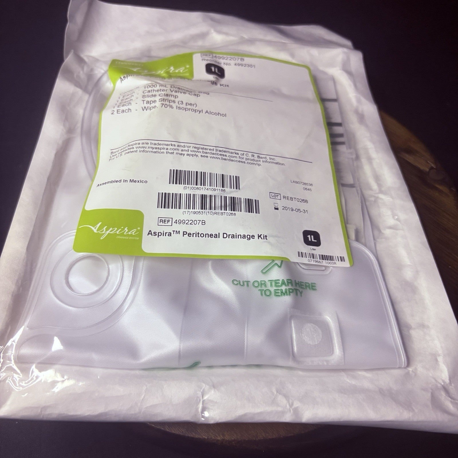 Aspire Drainage Systems - Drainage Kits - 4992207B/ 49922301 - Pleural 1,000ml3