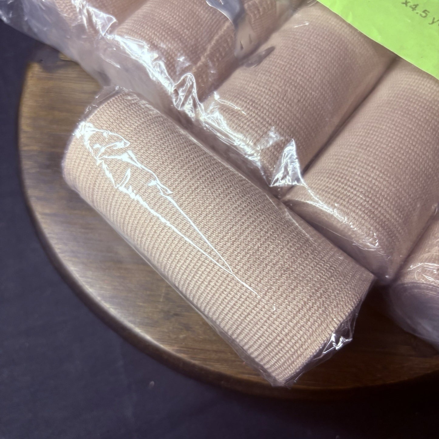 (10 Pack) Cotton Elastic Compression Bandages (4"x4.5yd) Body Wrap With Clips3